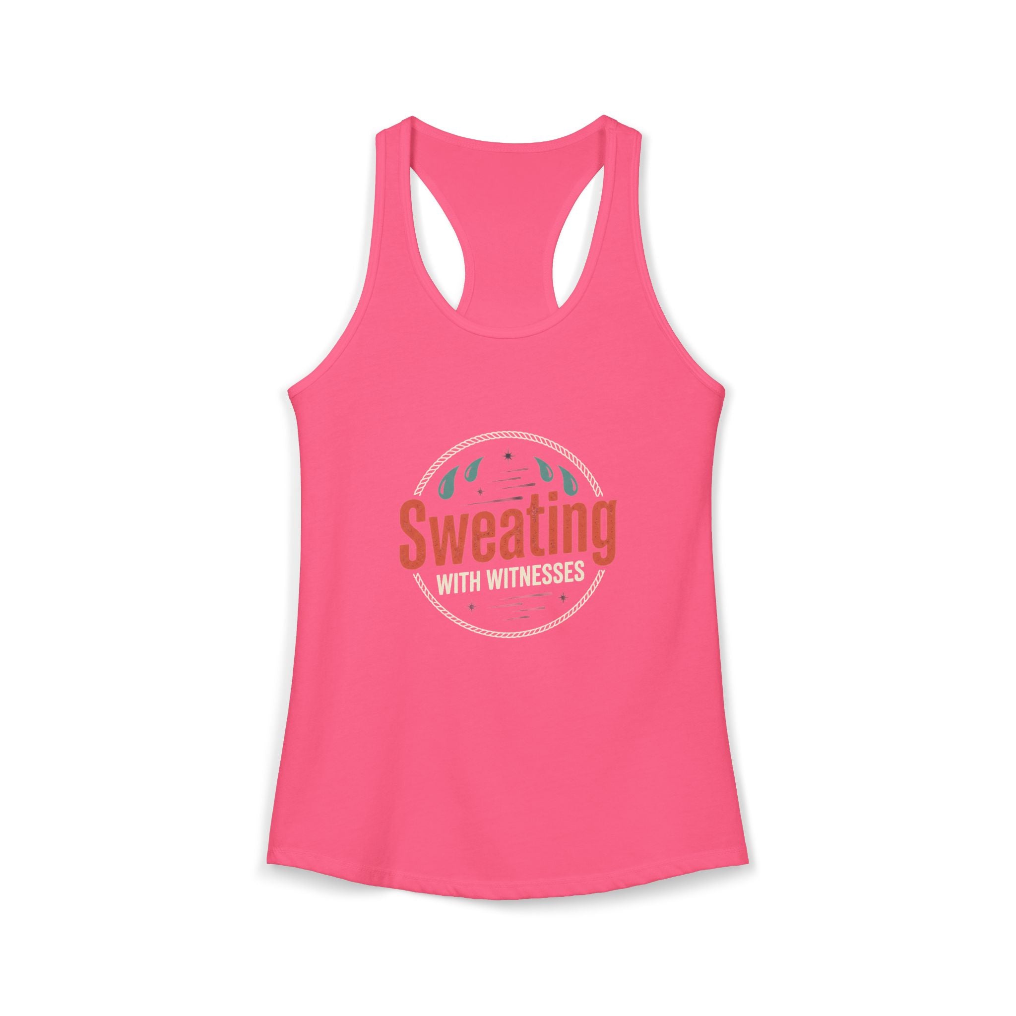 Sweating with Witnesses Women's Ideal Racerback Tank