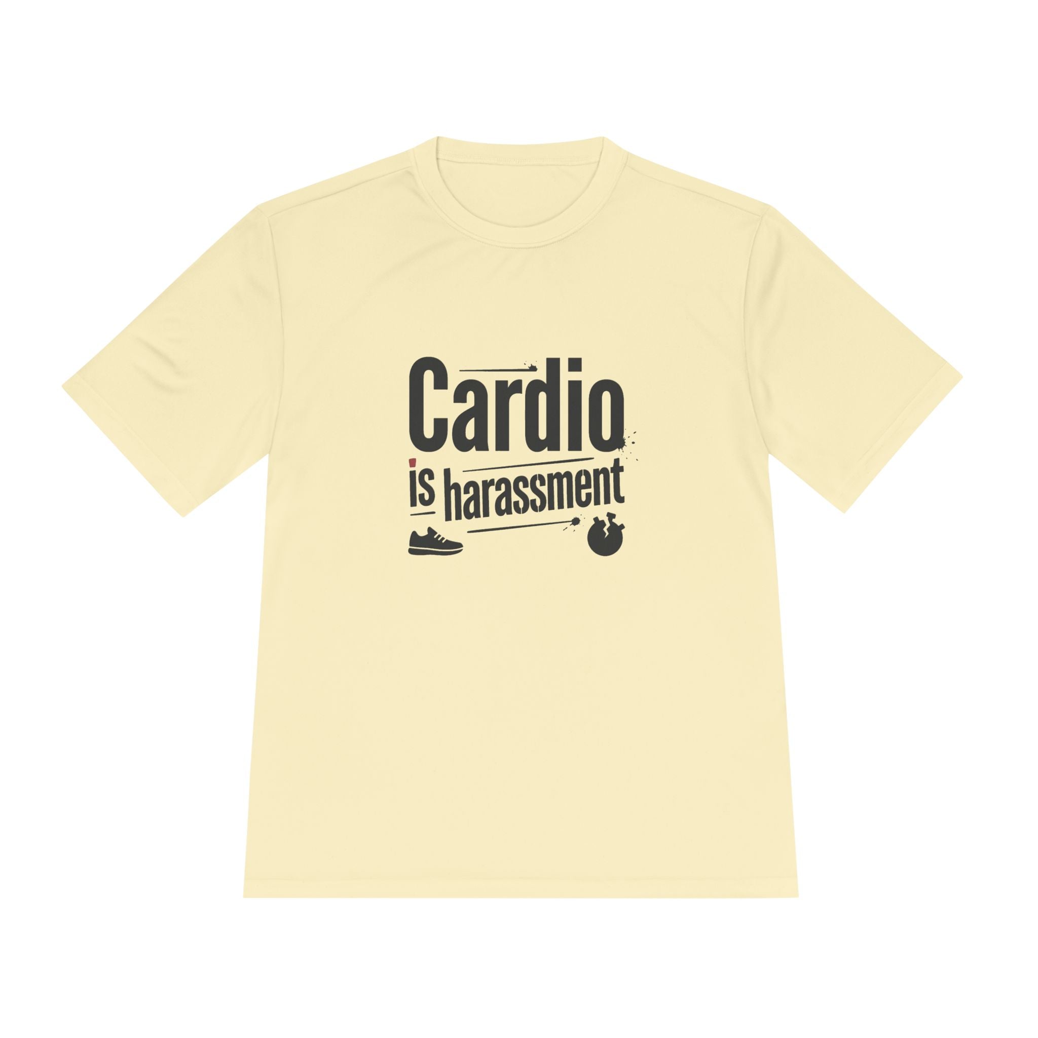 Cardio is Harassment Unisex Moisture Wicking Tee