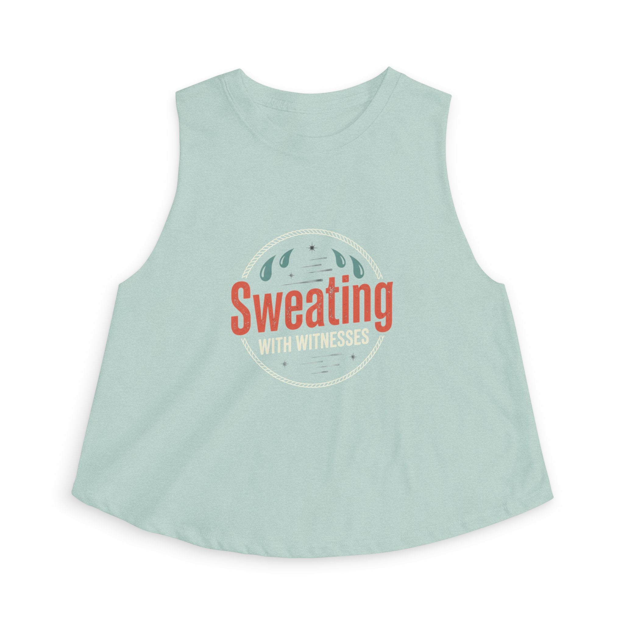 Sweating with Witnesses Women's Crop Top