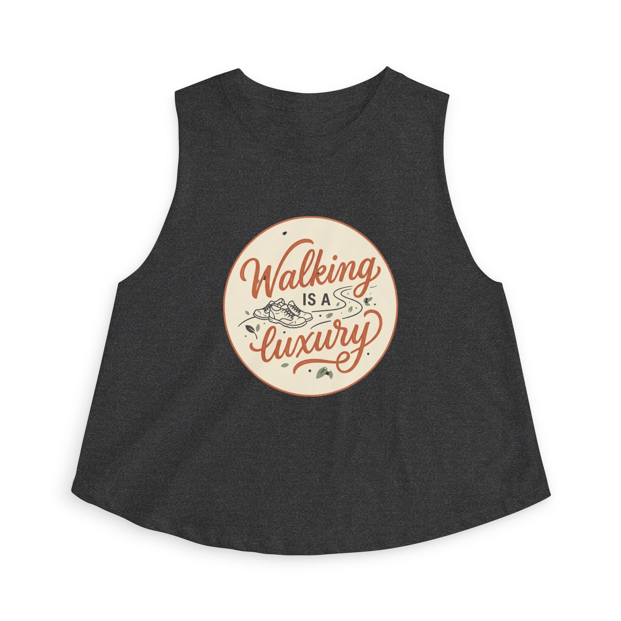Walking is a Luxury Women's Crop Top
