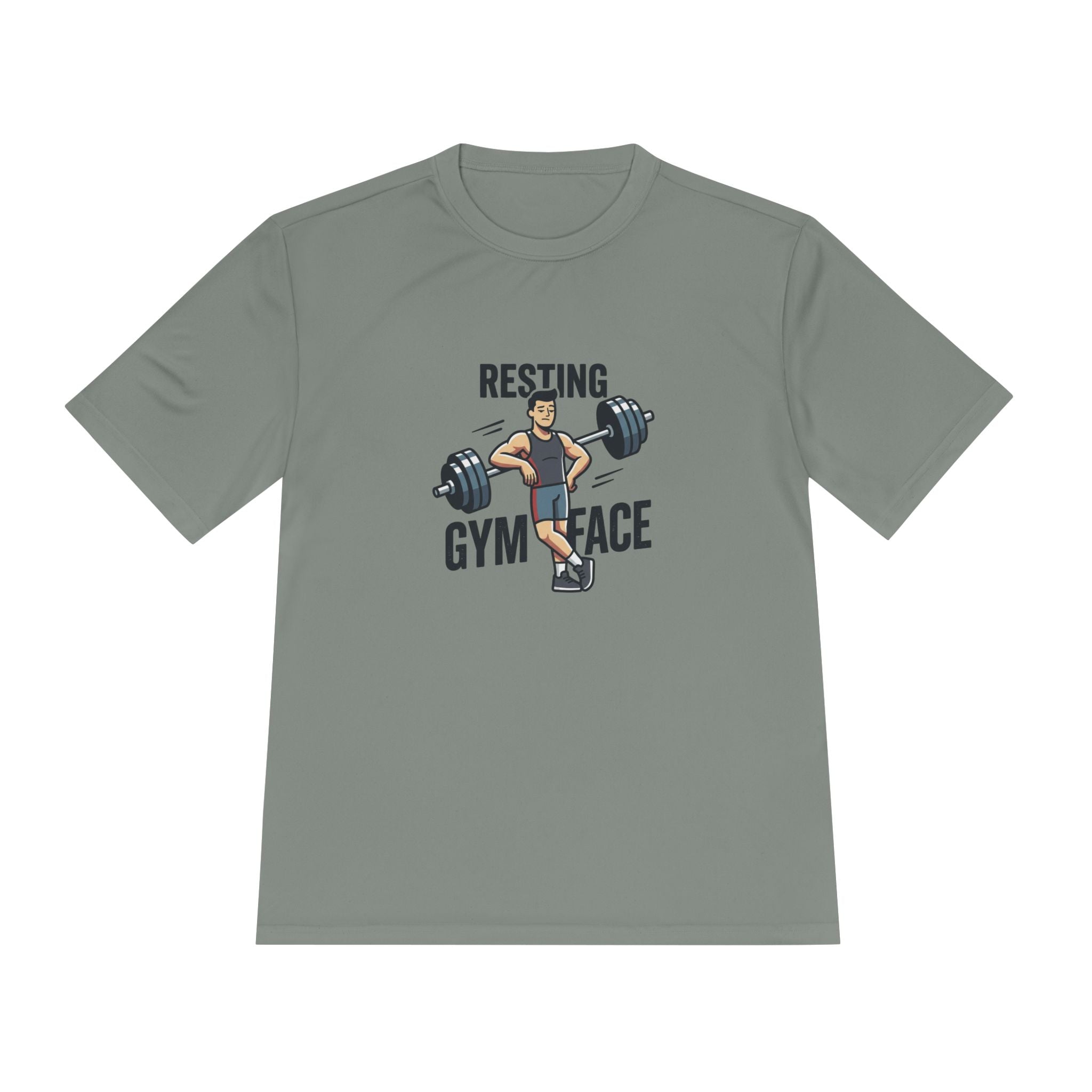 Resting Gym Face Unisex Moisture Wicking Tee