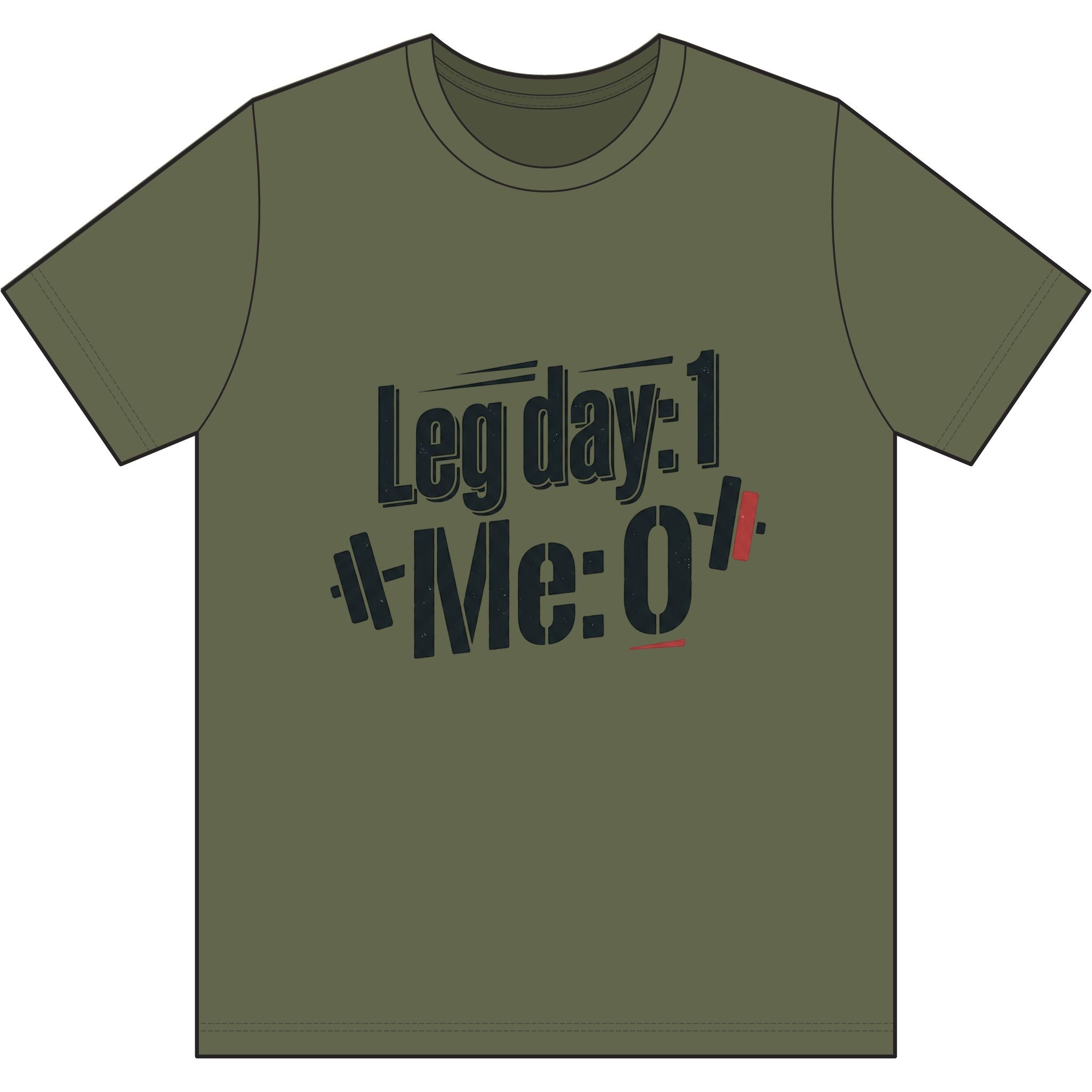 Leg Day Dri-Power 100% Polyester T-Shirt