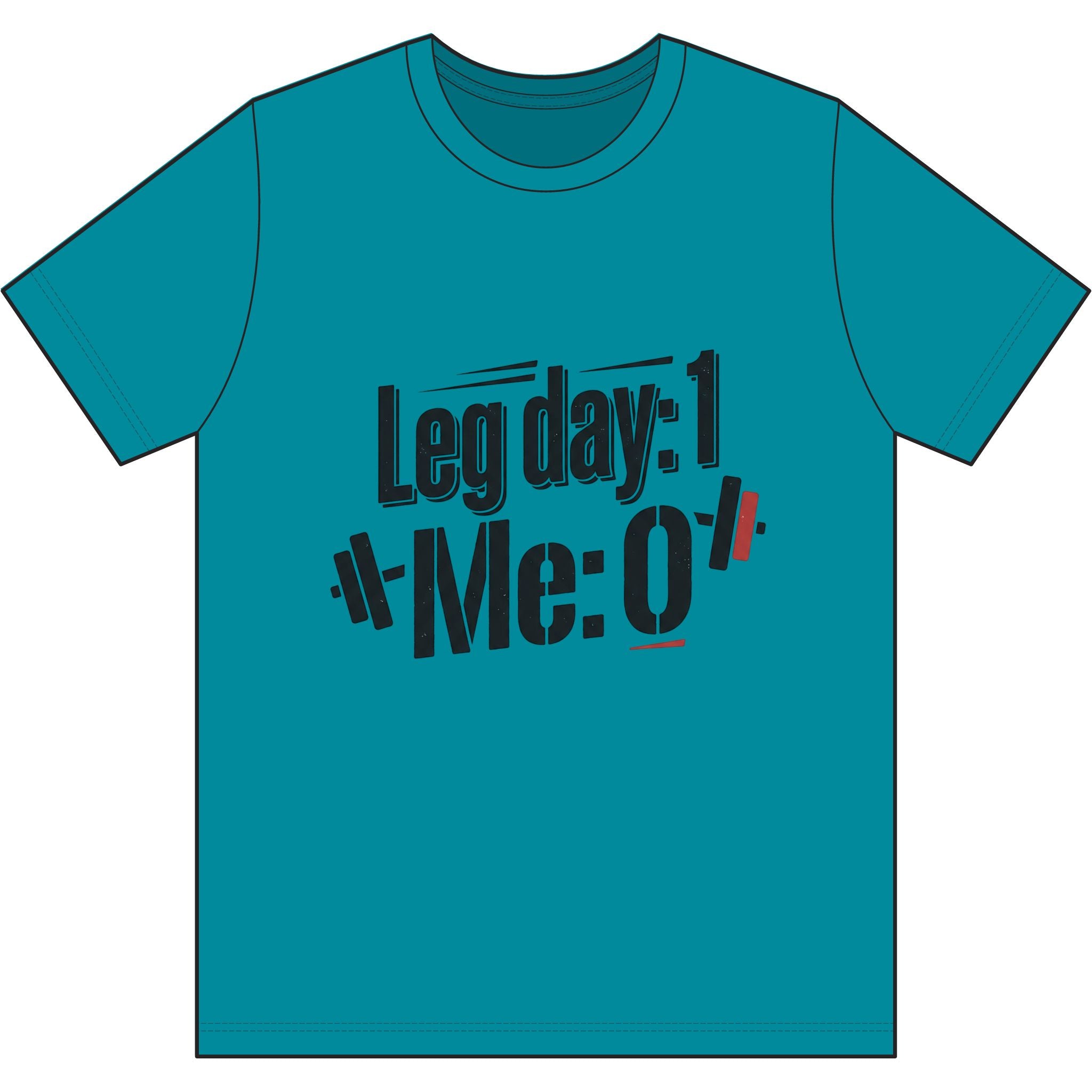 Leg Day Dri-Power 100% Polyester T-Shirt
