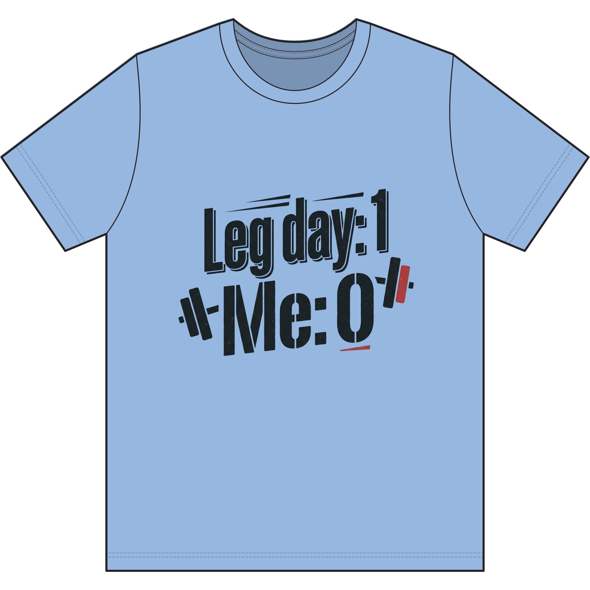 Leg Day Dri-Power 100% Polyester T-Shirt