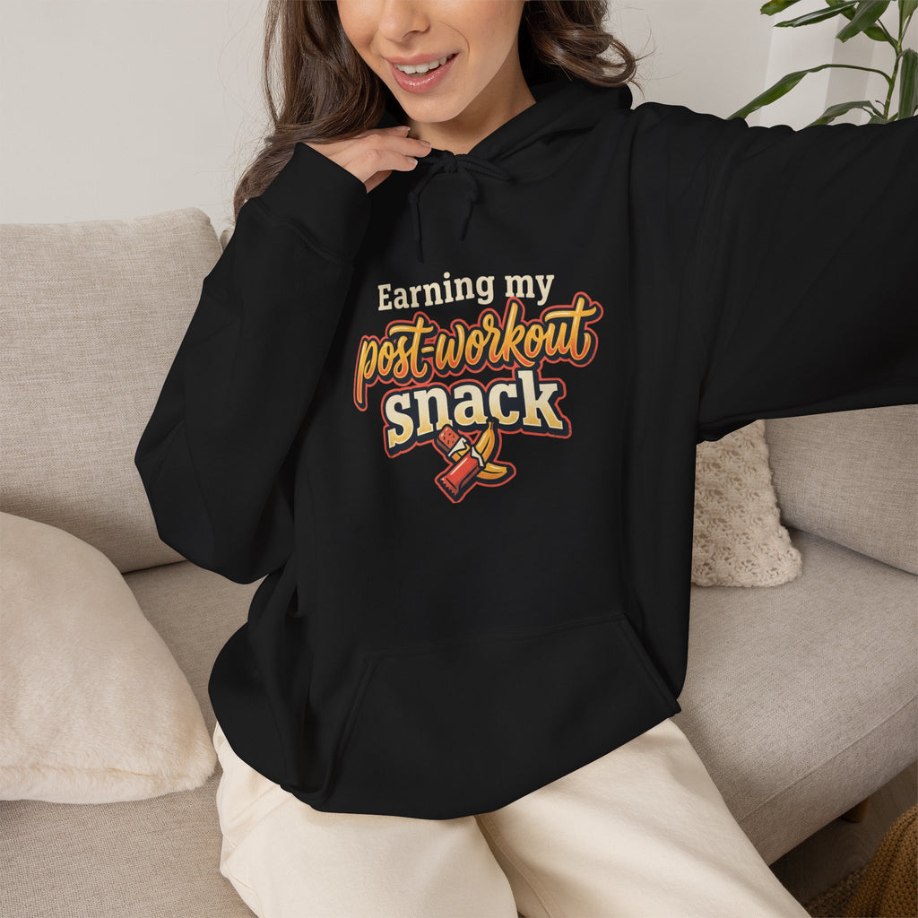 Earning My Post-Workout Snack Unisex Heavy Blend™ Hooded Sweatshirt