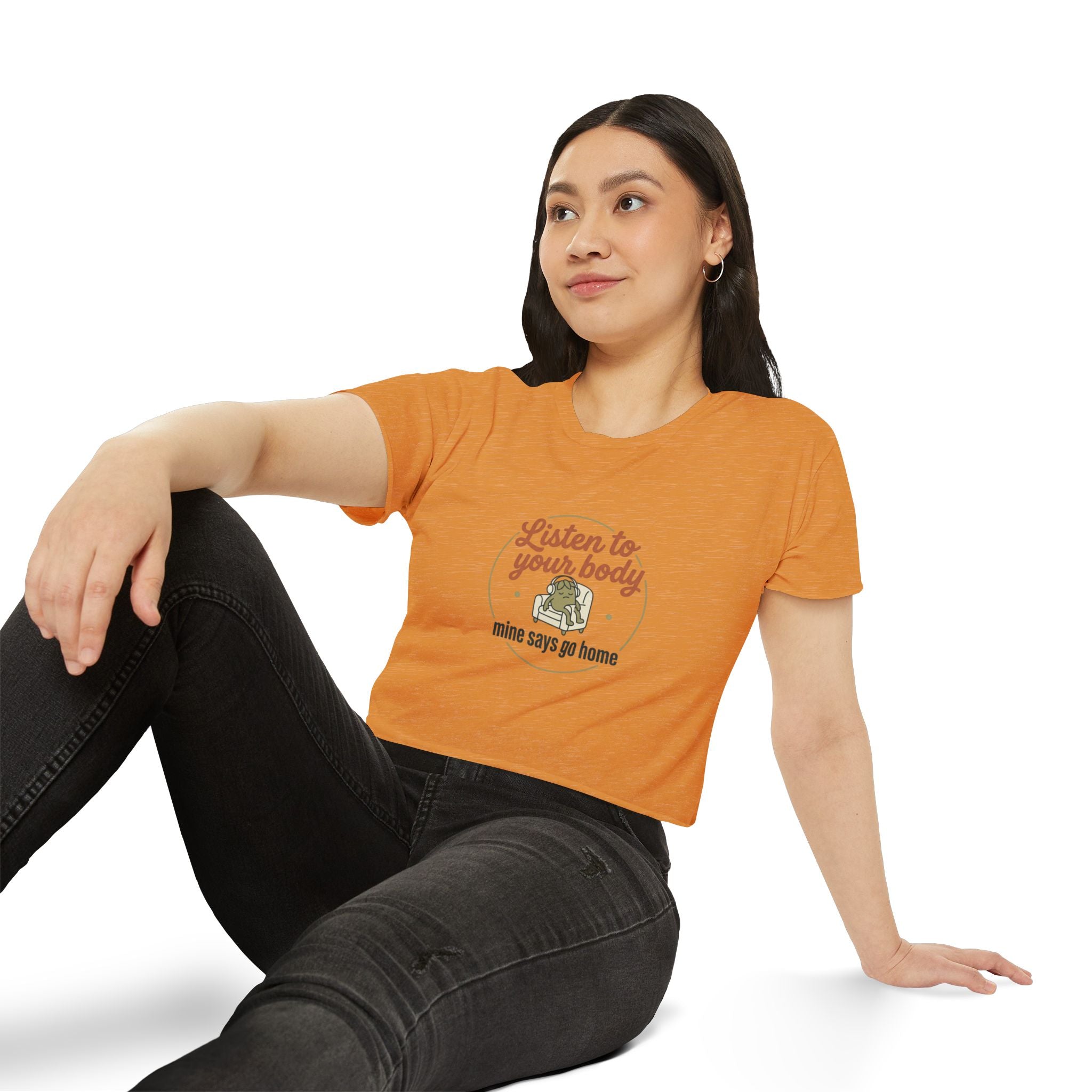 Listen to Your Body Women's Festival Crop Top