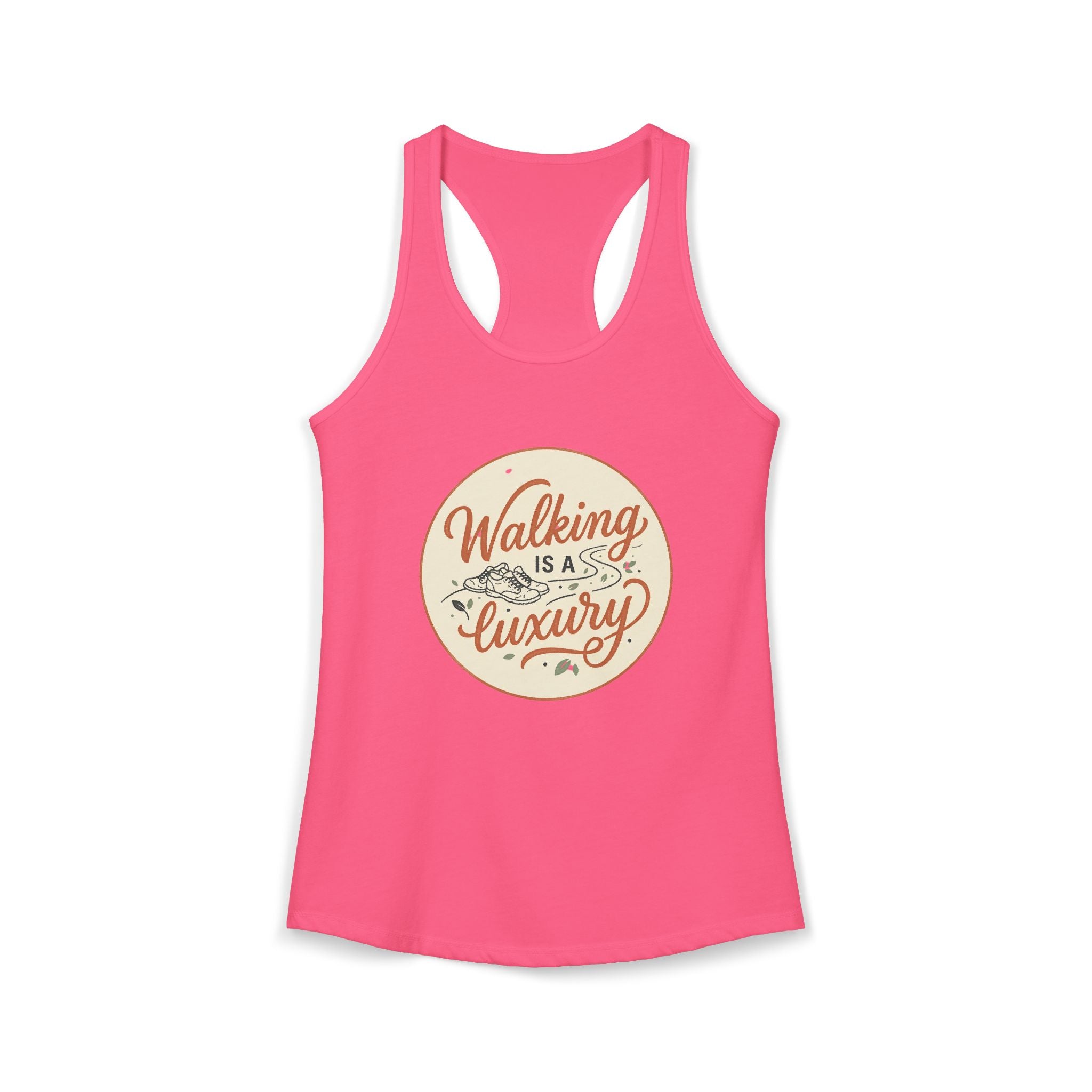 Walking is a Luxury Women's Ideal Racerback Tank