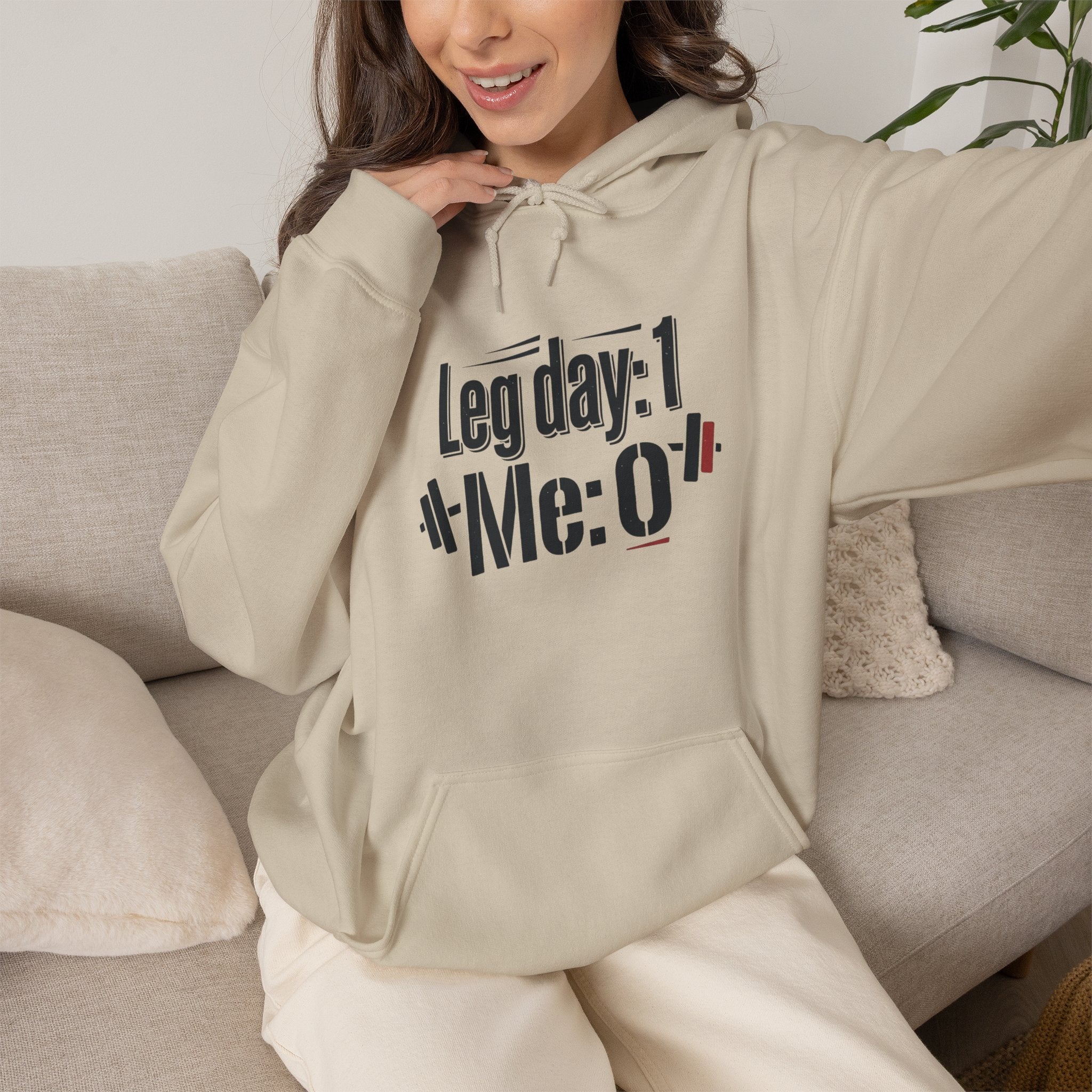 Leg Day Unisex Heavy Blend™ Hooded Sweatshirt