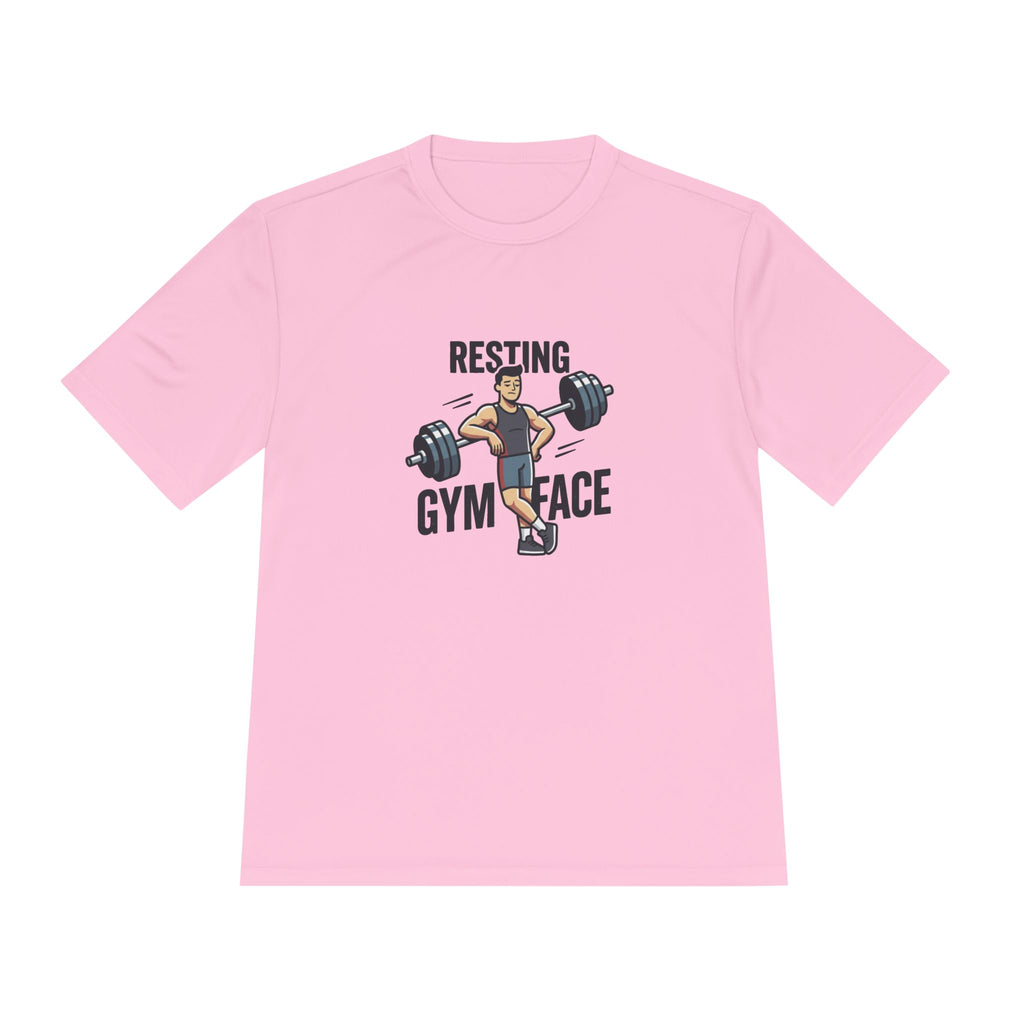 Resting Gym Face Unisex Moisture Wicking Tee