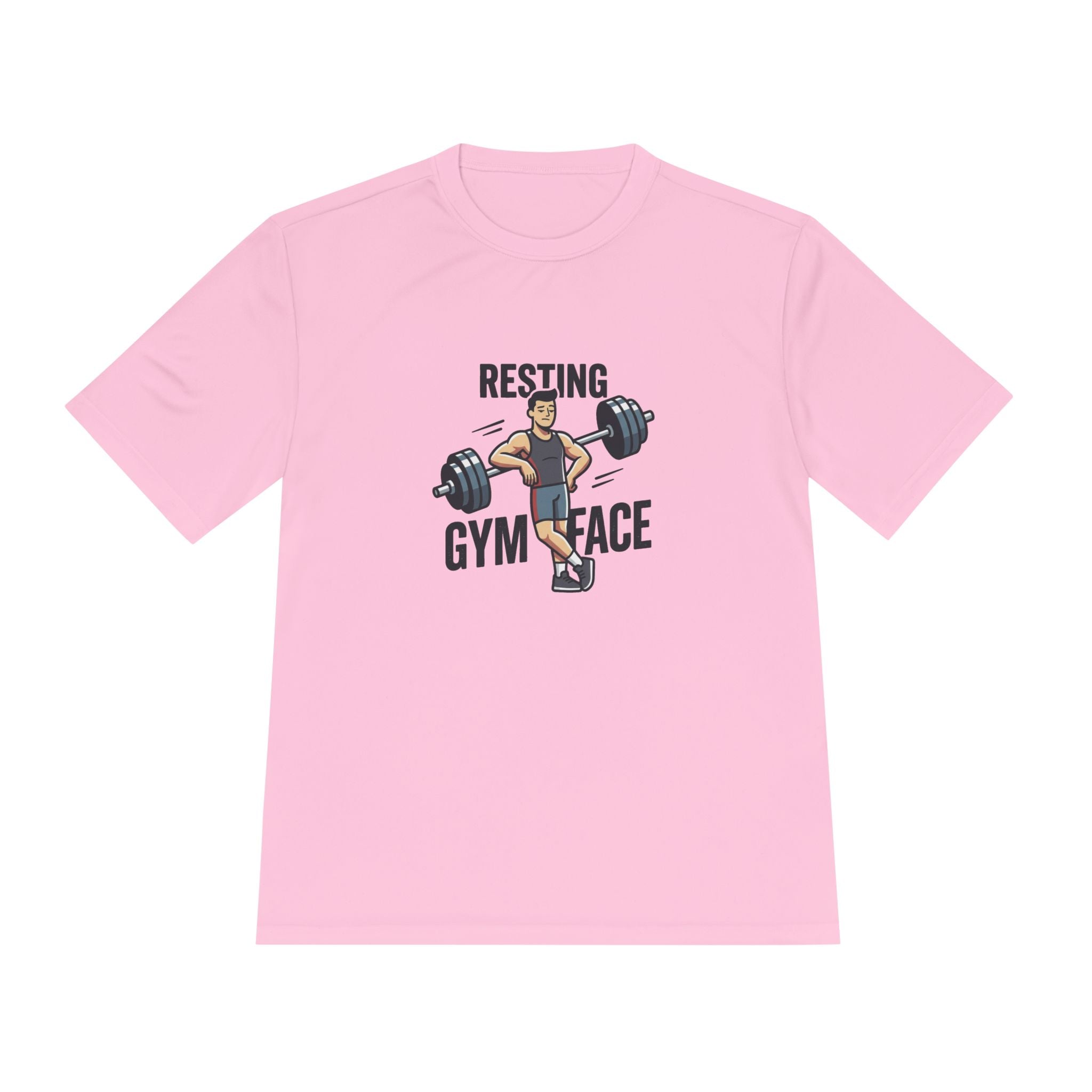Resting Gym Face Unisex Moisture Wicking Tee