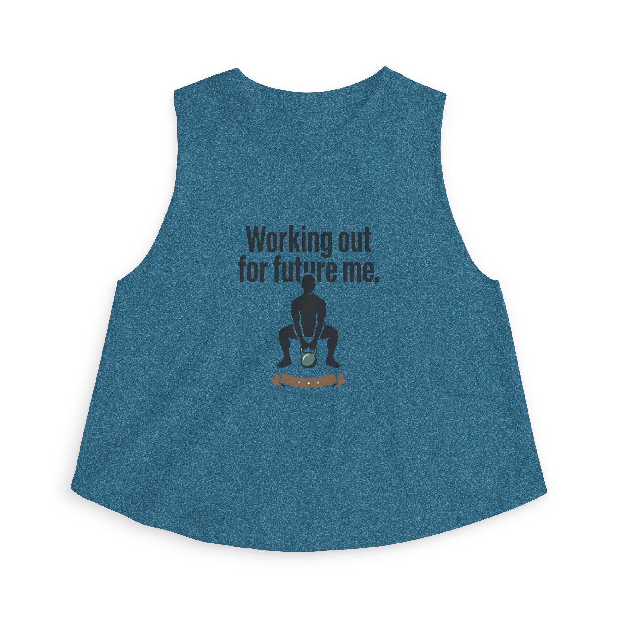 Working Out For Future Me Women's Crop Top