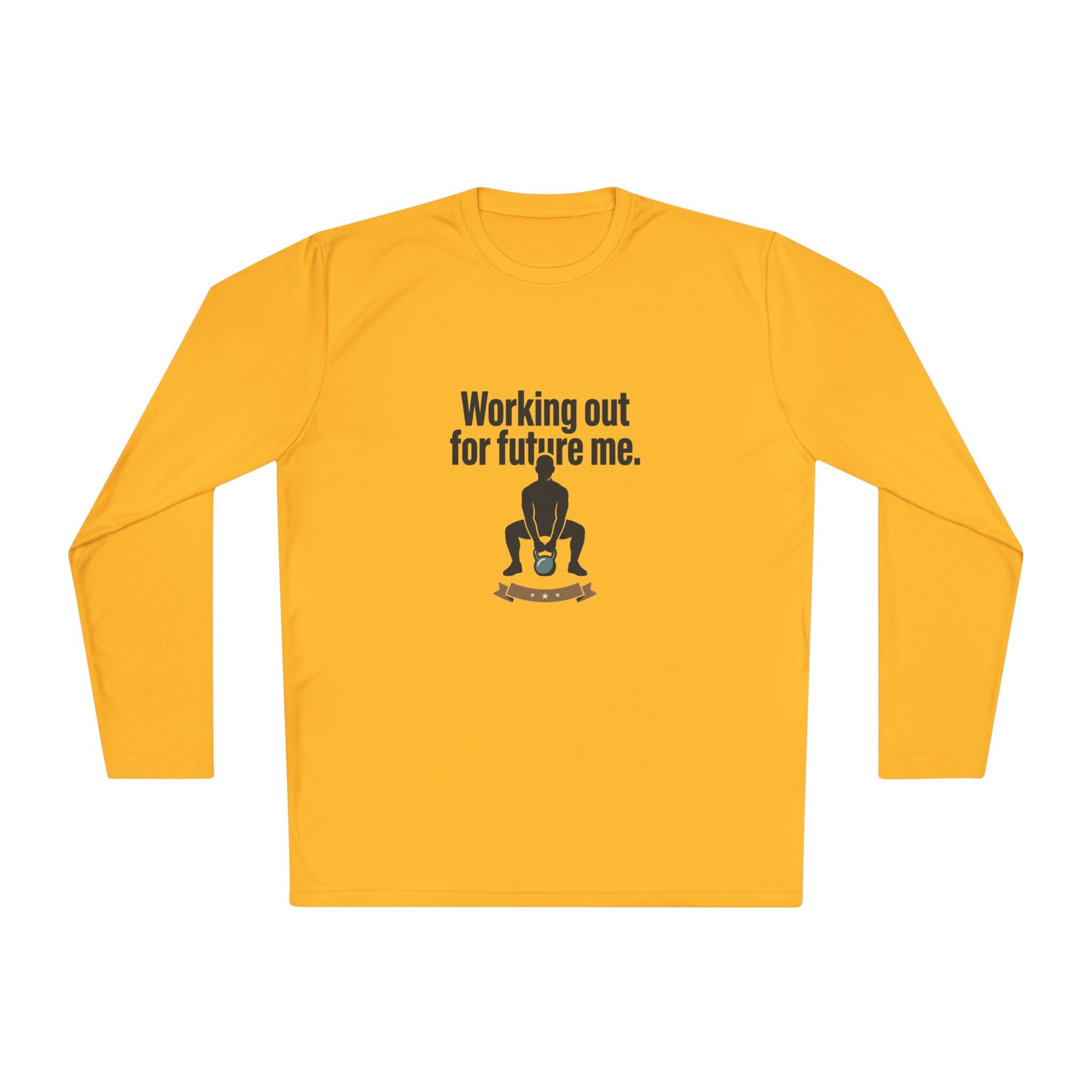 Working Out For Future Me Unisex Lightweight Long Sleeve Tee