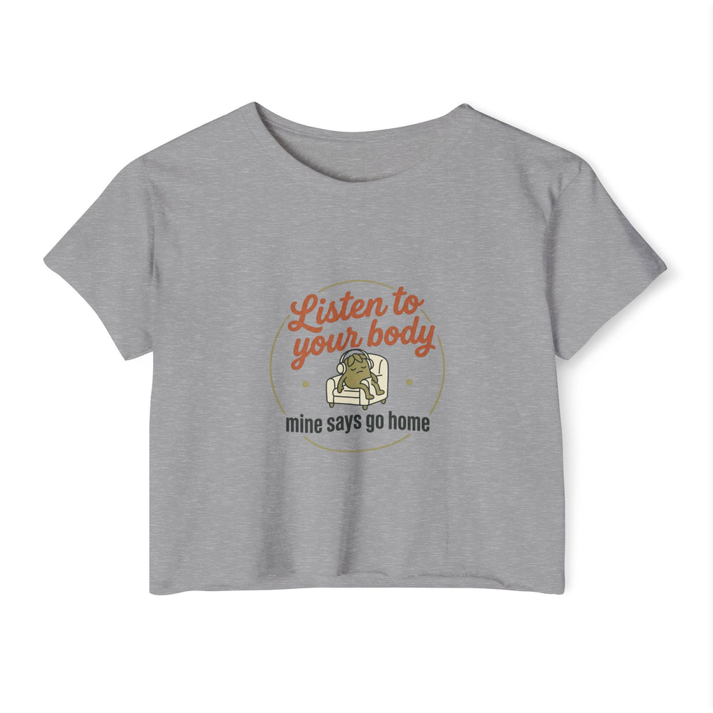 Listen to Your Body Women's Festival Crop Top
