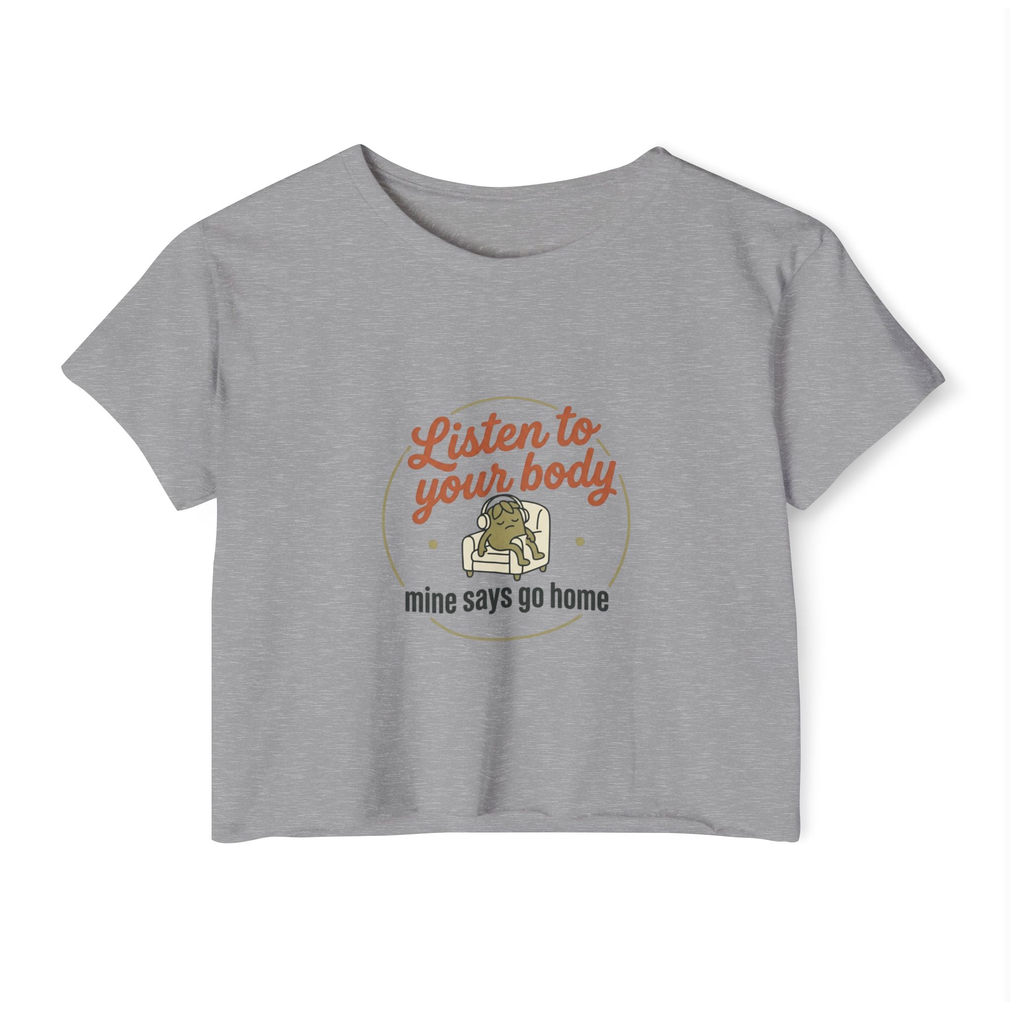Listen to Your Body Women's Festival Crop Top