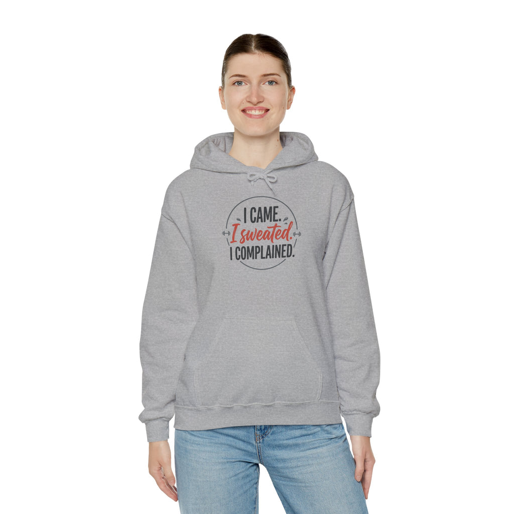 I Came I Sweated I Complained Unisex Heavy Blend™ Hooded Sweatshirt