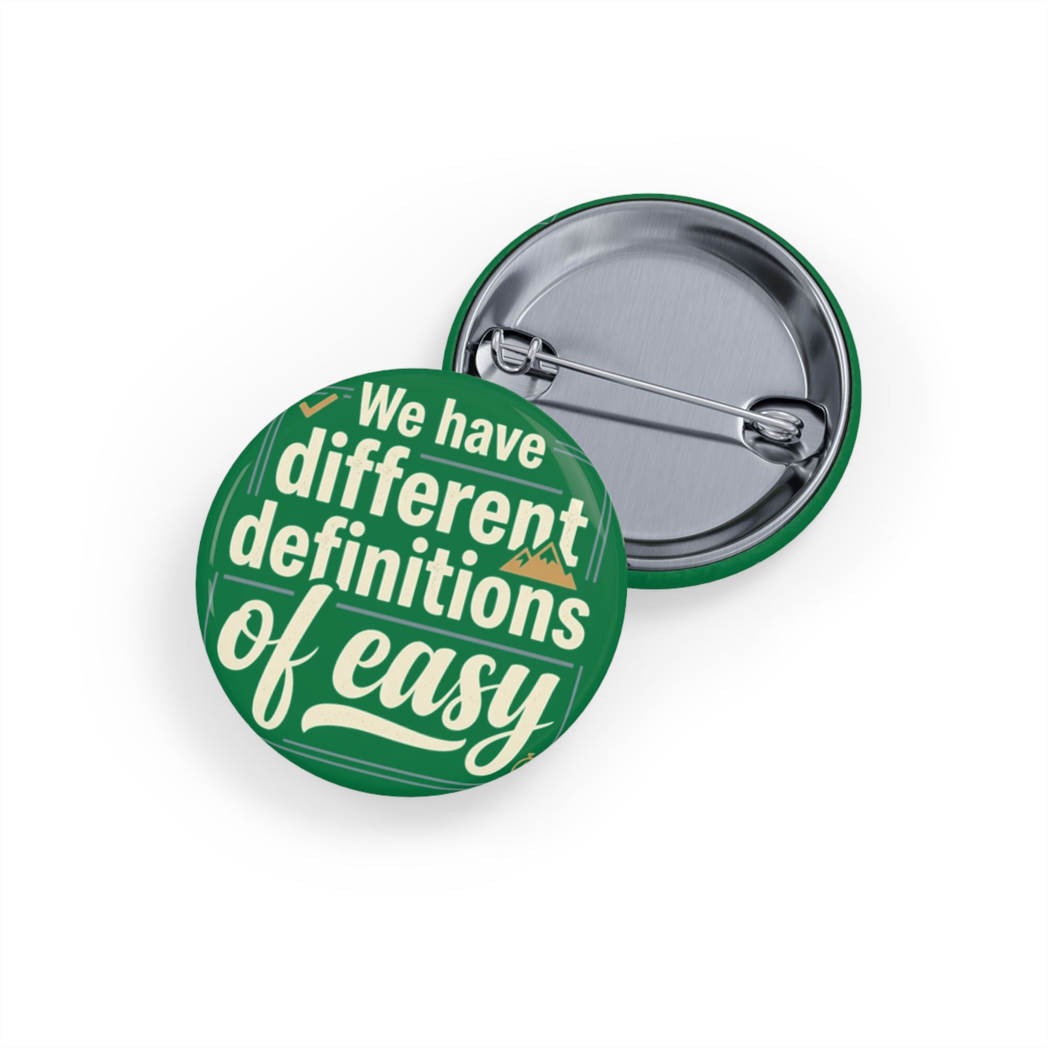 We Have Different Definitions of Easy Round Pins