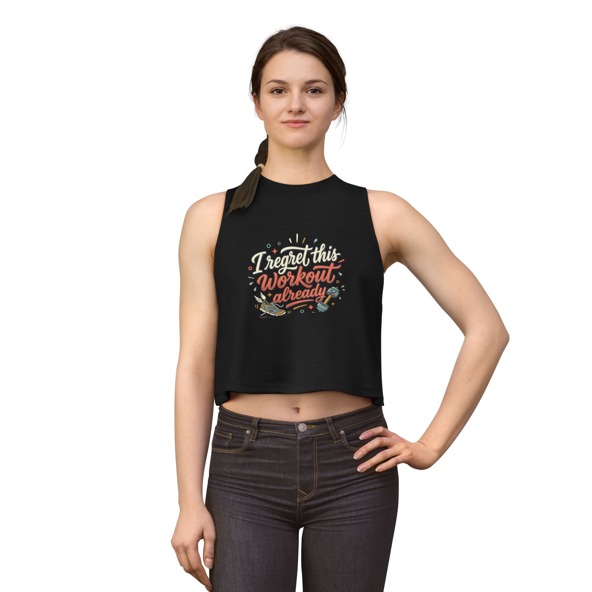 I Regret This Workout Already Women's Crop Top