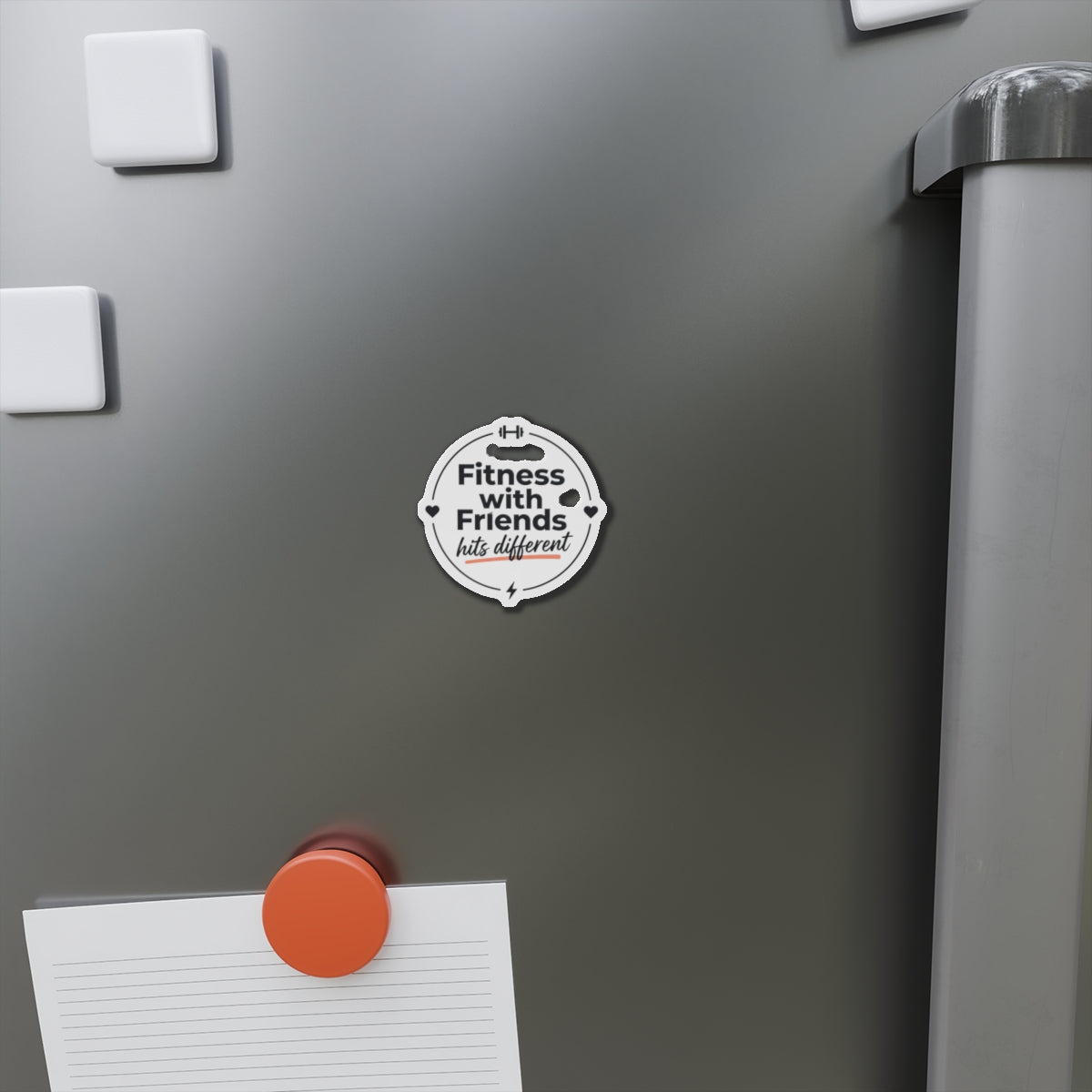 Fitness with Friends Die-Cut Magnets