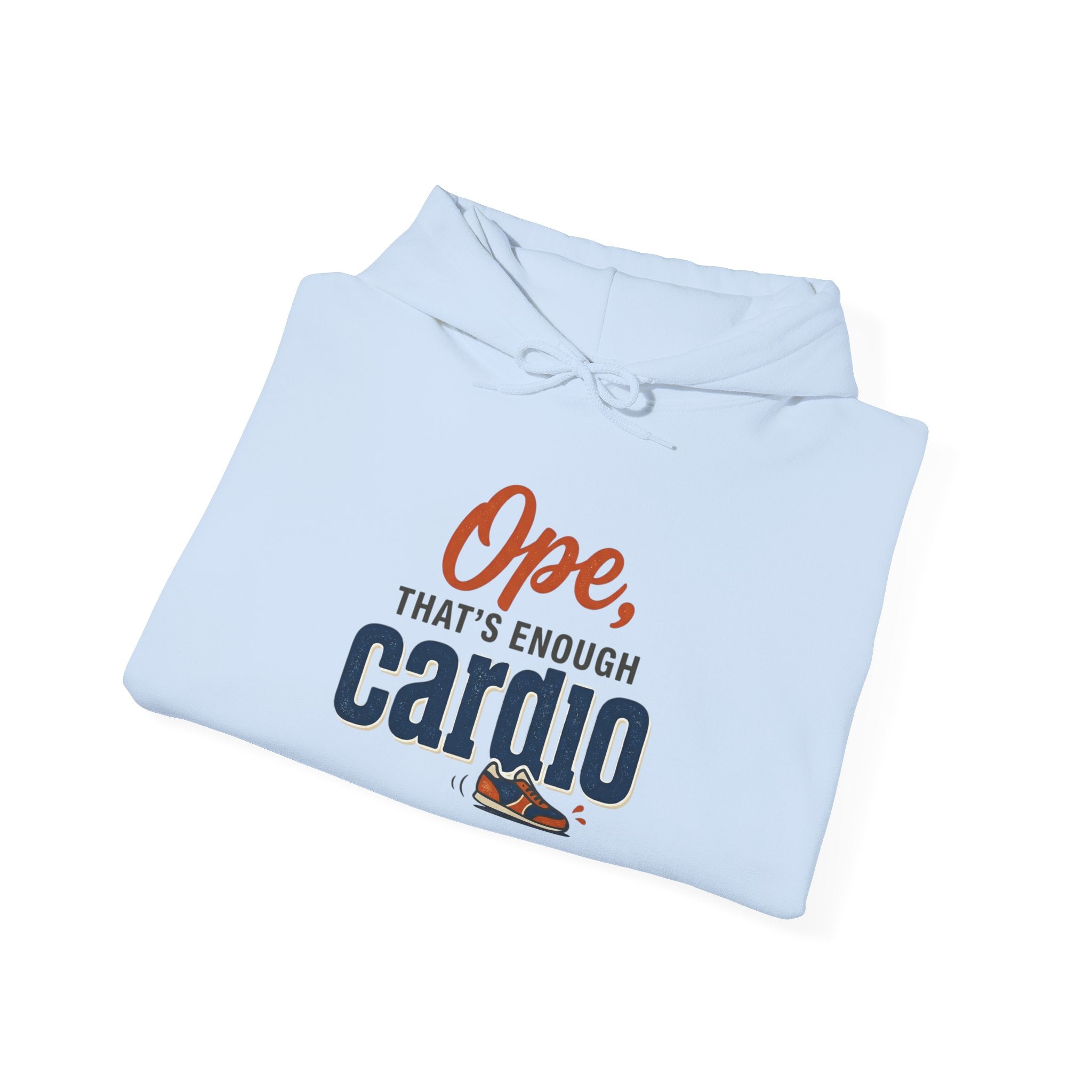 Ope, That's Enough Cardio Unisex Heavy Blend™ Hooded Sweatshirt