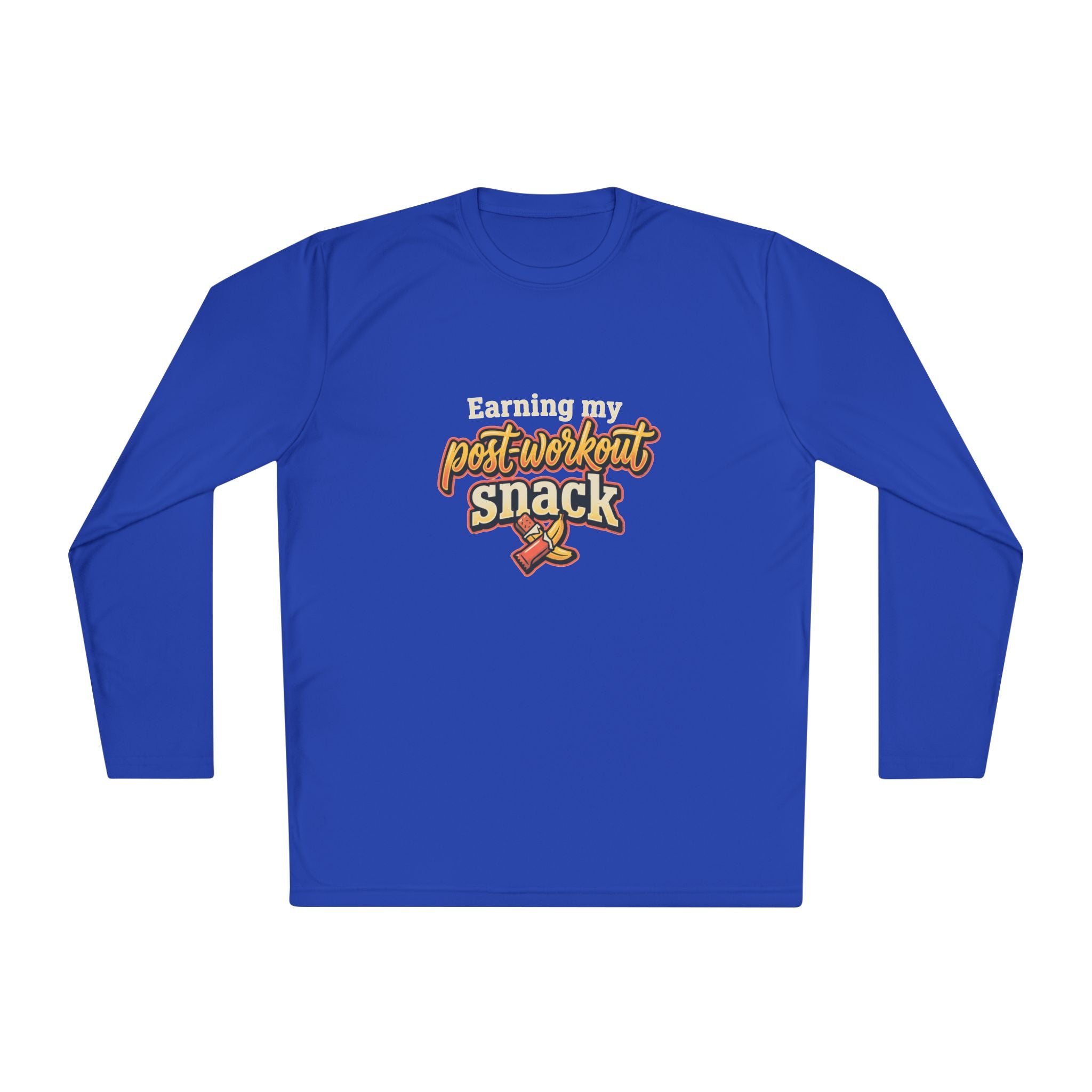 Earning My Post-Workout Snack Unisex Lightweight Long Sleeve Tee