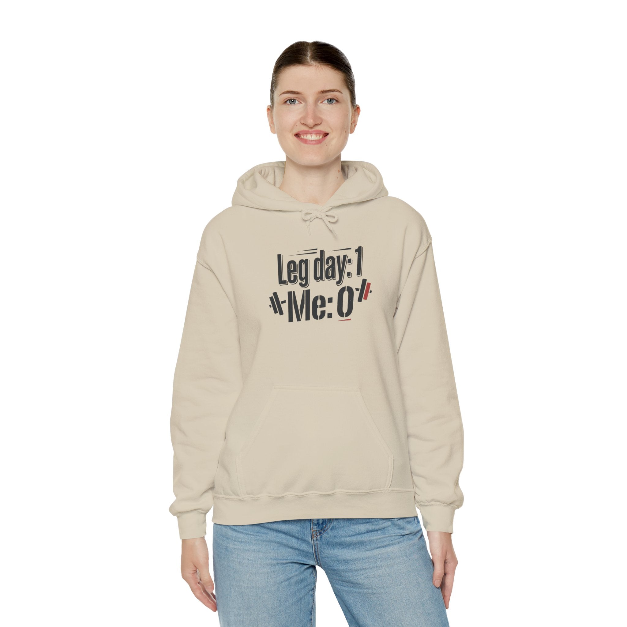 Leg Day Unisex Heavy Blend™ Hooded Sweatshirt