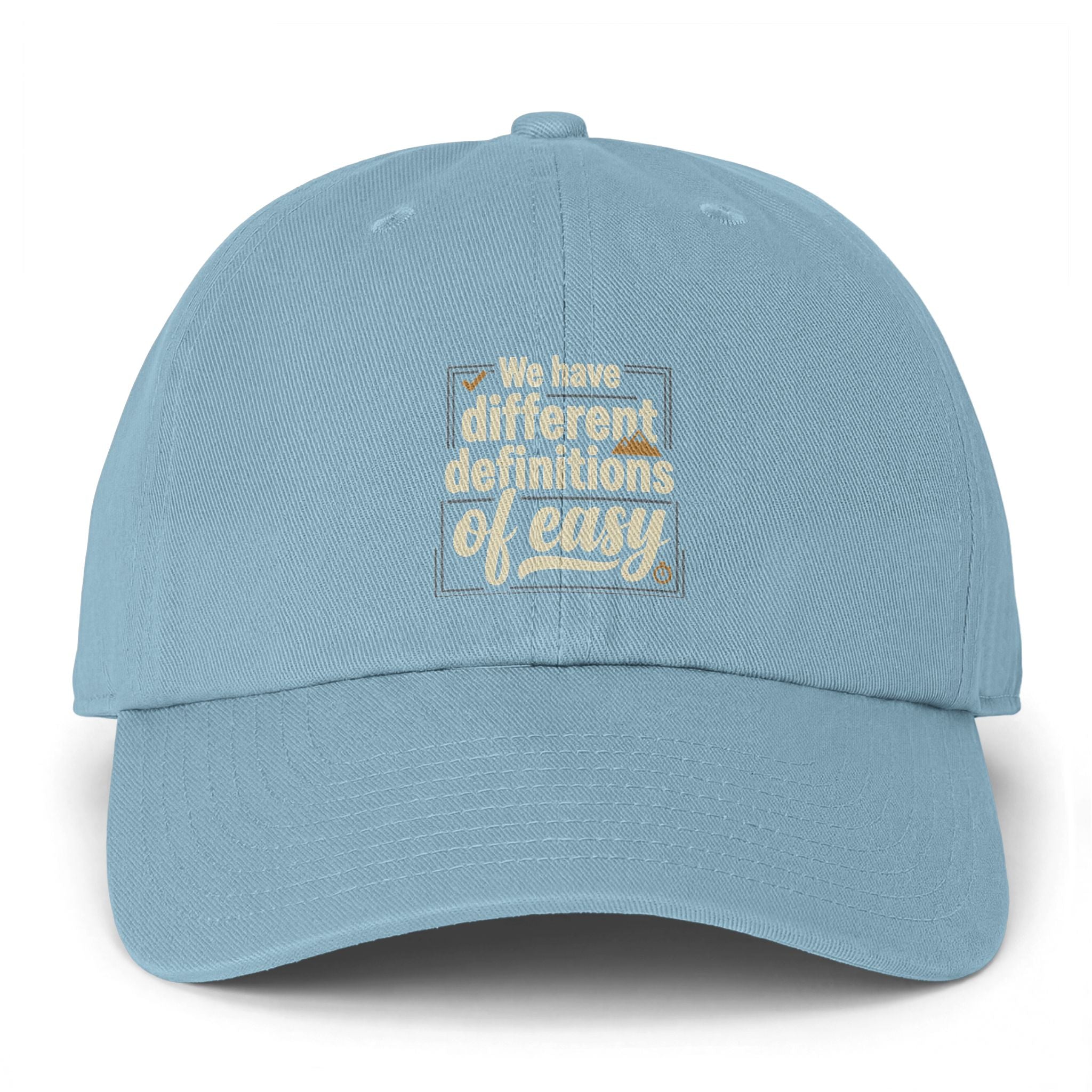 We Have Different Definitions of Easy Clean Up Cap