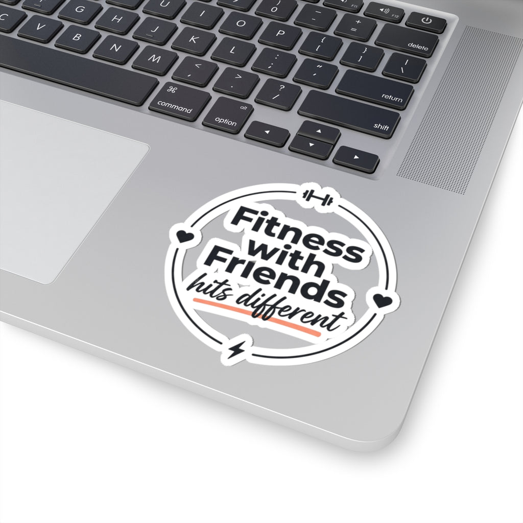 Fitness With Friends Kiss-Cut Stickers