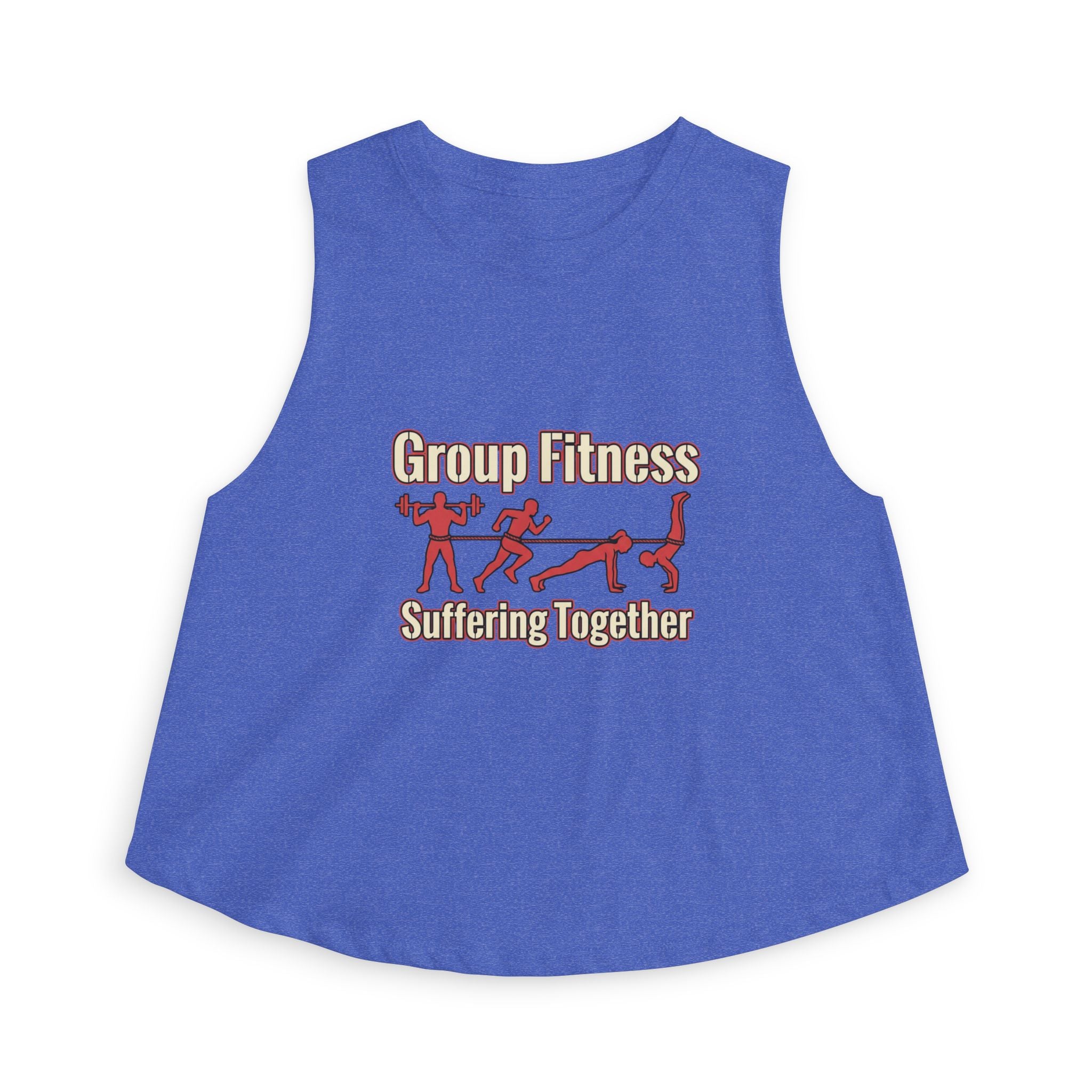 Group Fitness Suffering Together Women's Crop Top