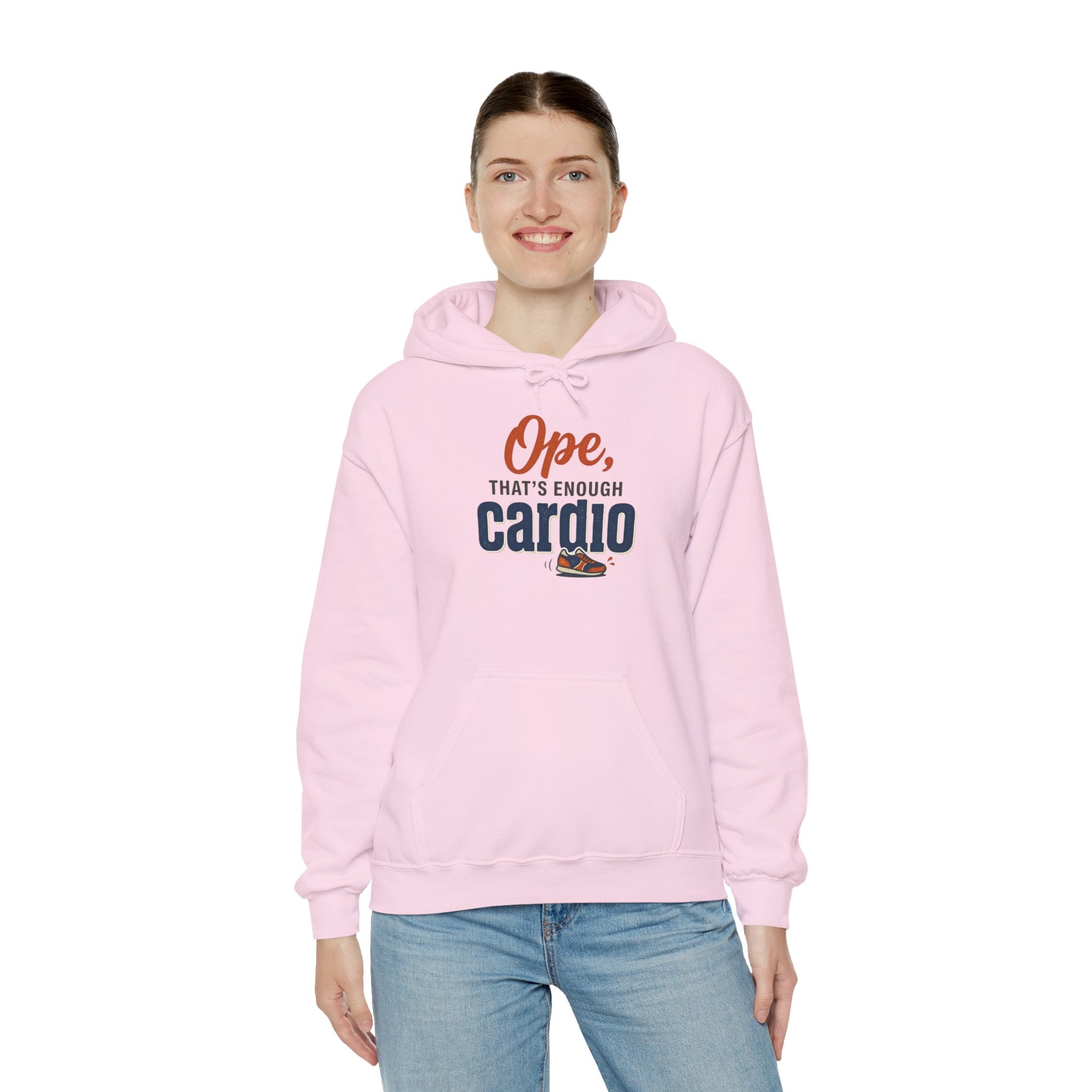 Ope, That's Enough Cardio Unisex Heavy Blend™ Hooded Sweatshirt