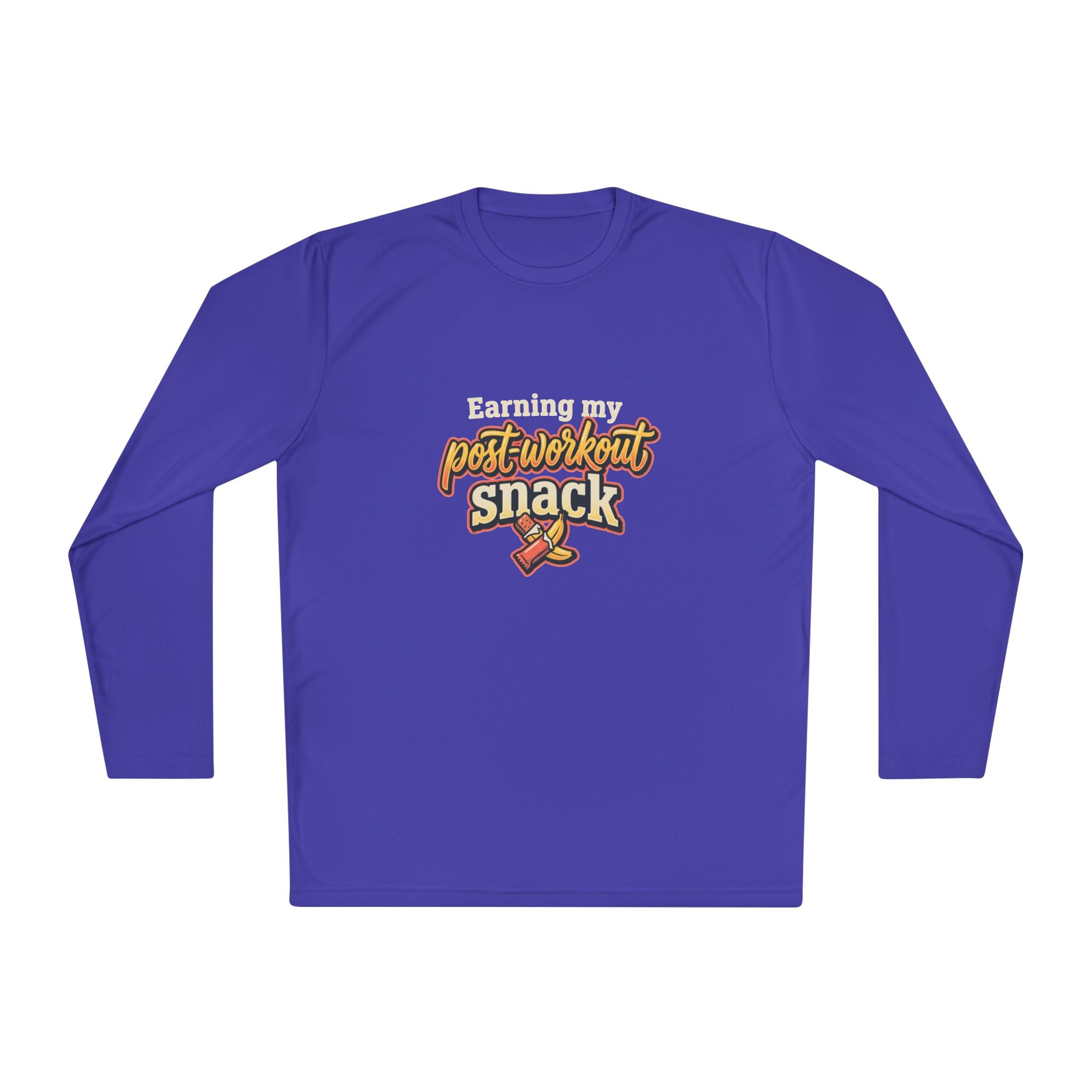 Earning My Post-Workout Snack Unisex Lightweight Long Sleeve Tee