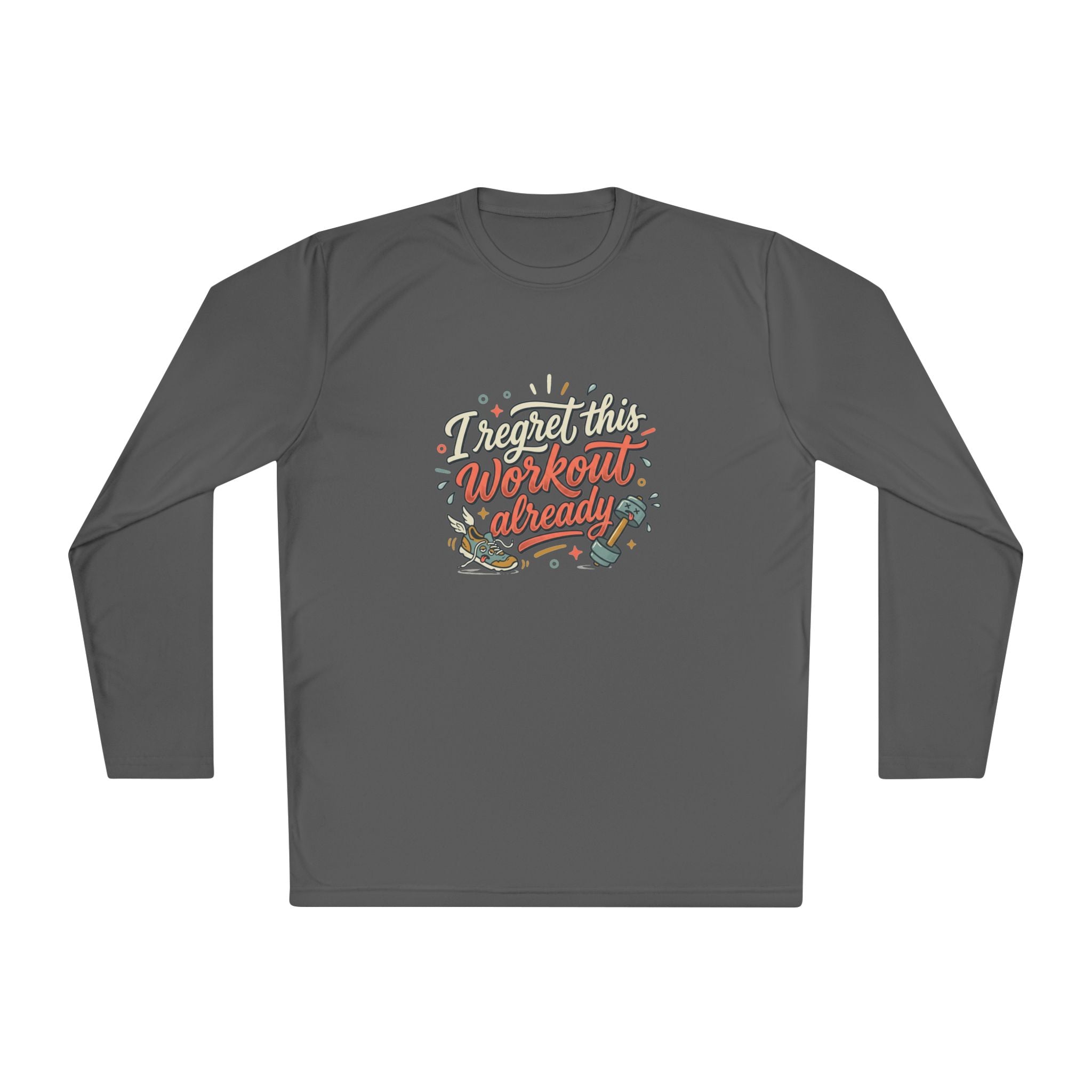 I Regret This Workout Already Unisex Lightweight Long Sleeve Tee