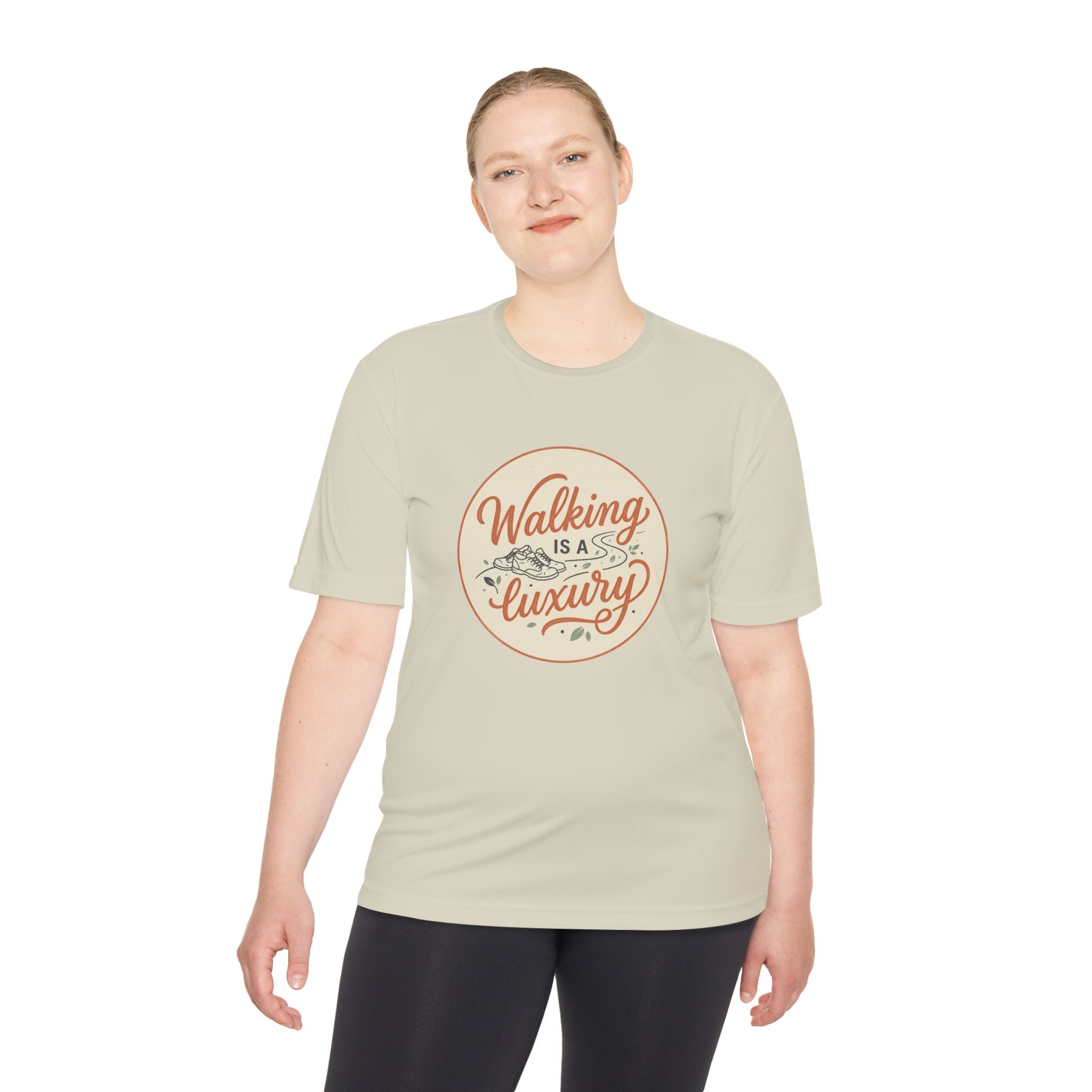 Walking is a Luxury Unisex Moisture Wicking Tee
