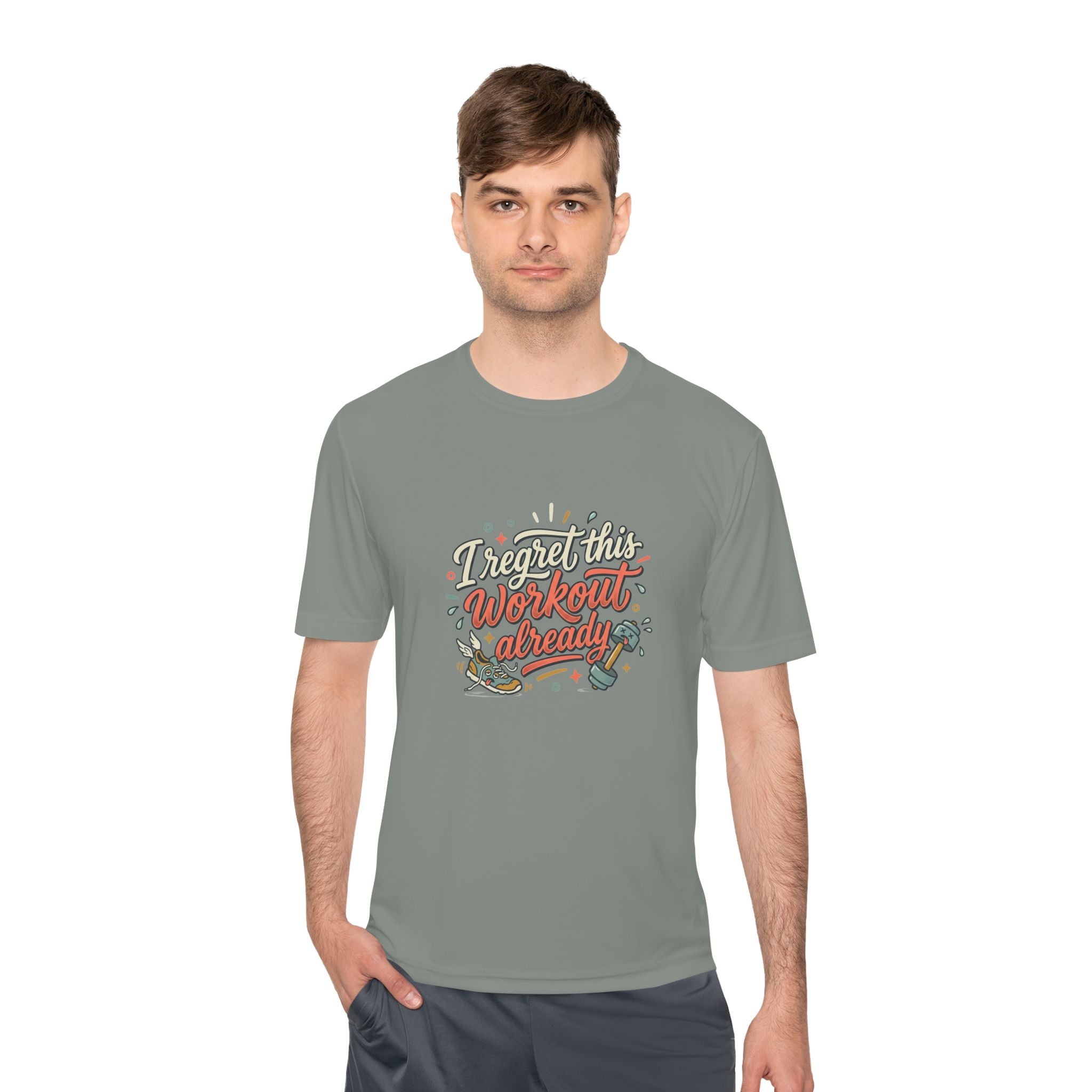 I Regret This Workout Already Unisex Moisture Wicking Tee