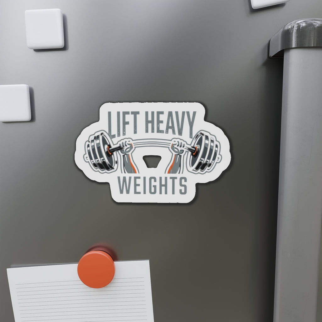Lift Heavy Weights Die-Cut Magnets