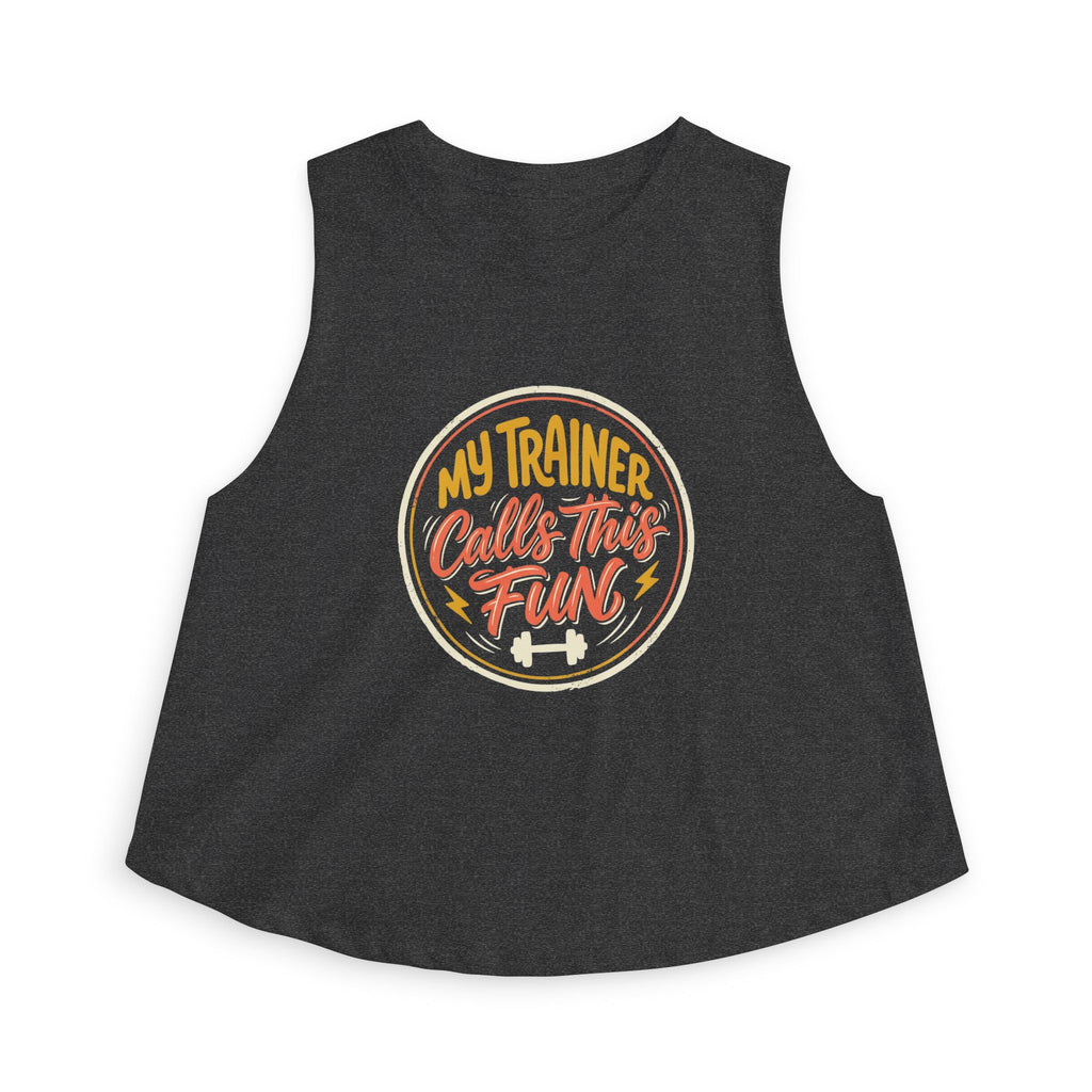 My Trainer Calls This Fun Women's Crop Top