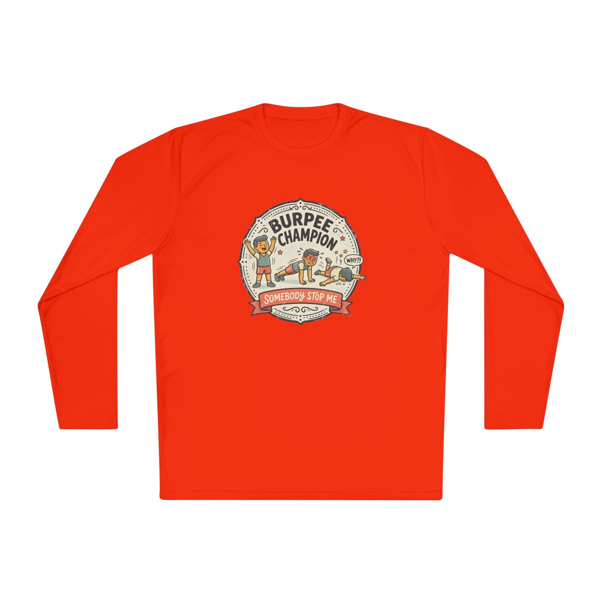 Burpee Champion Unisex Lightweight Long Sleeve Tee