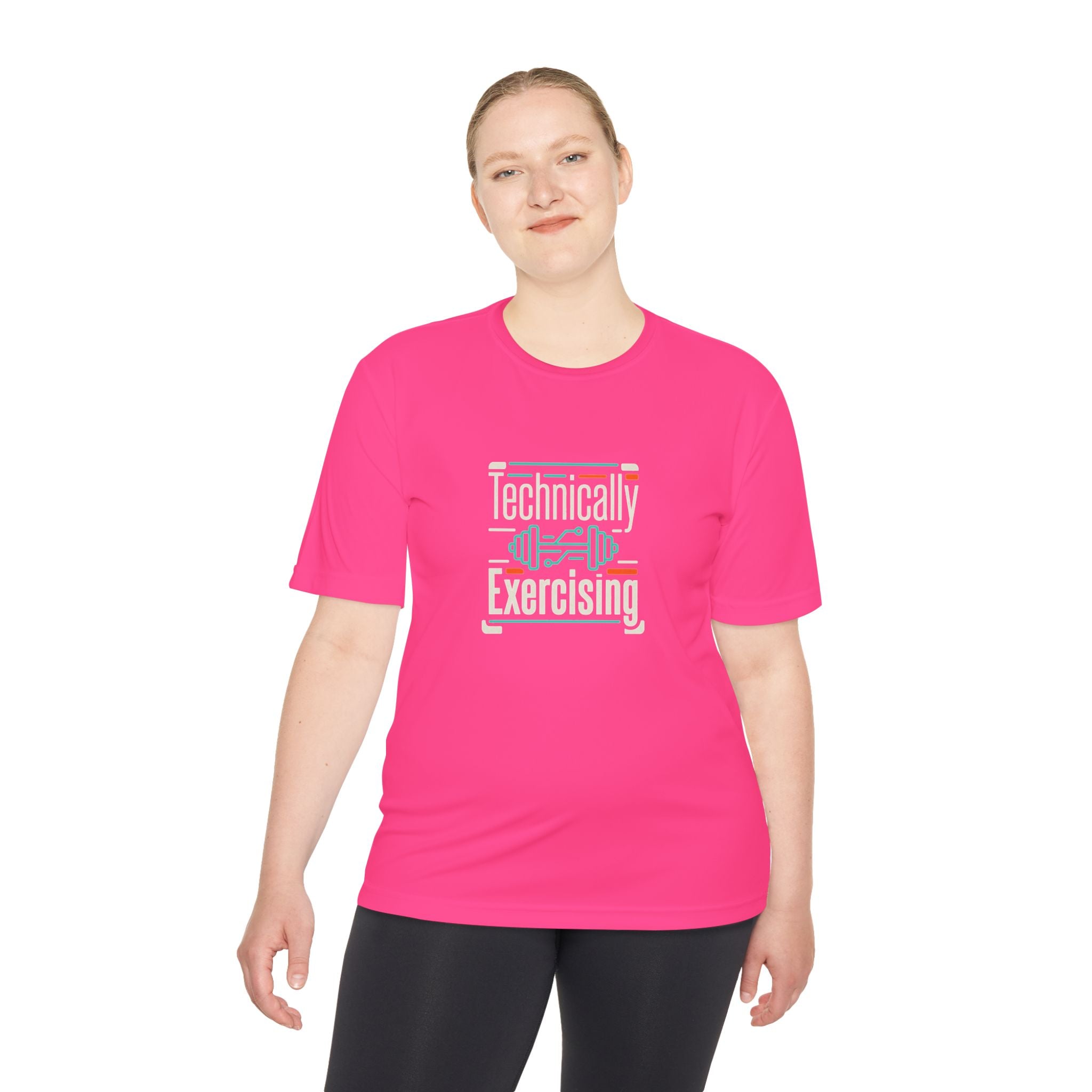Technically Exercising Unisex Moisture Wicking Tee