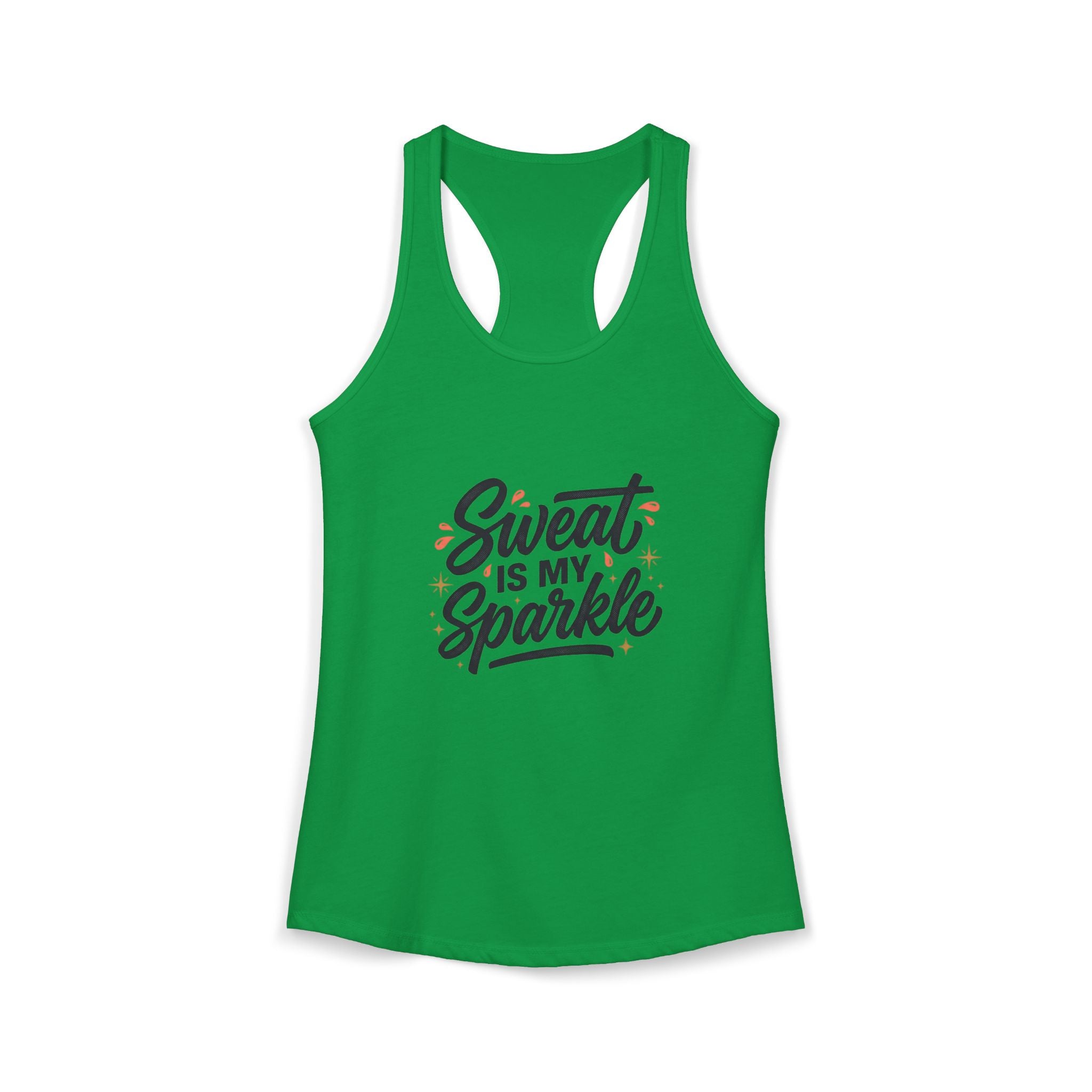 Sweat is My Sparkle Women's Ideal Racerback Tank