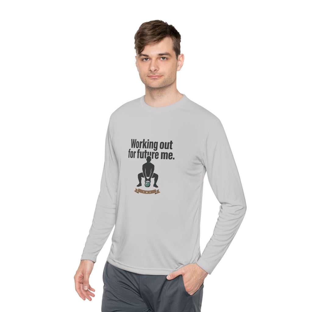 Working Out For Future Me Unisex Lightweight Long Sleeve Tee