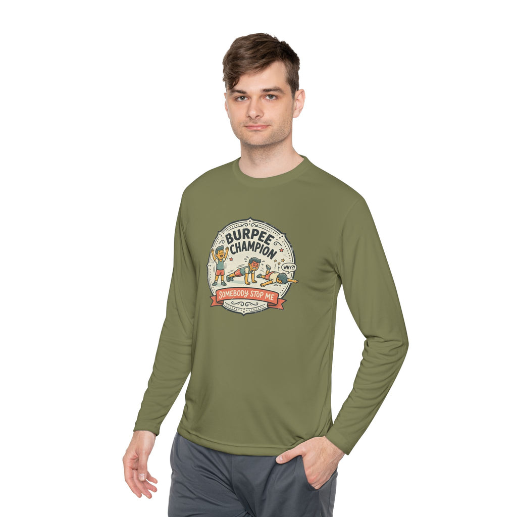 Burpee Champion Unisex Lightweight Long Sleeve Tee