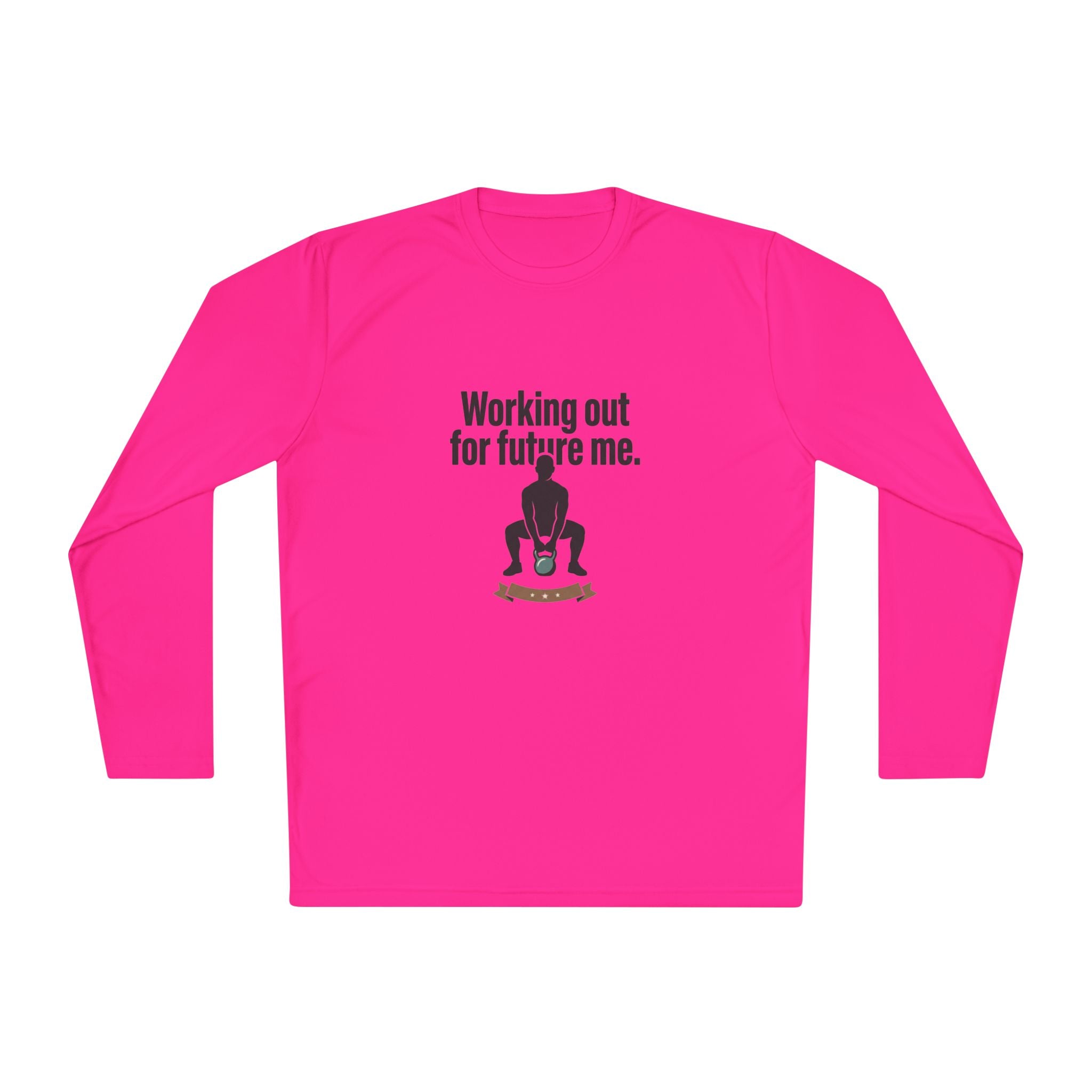 Working Out For Future Me Unisex Lightweight Long Sleeve Tee