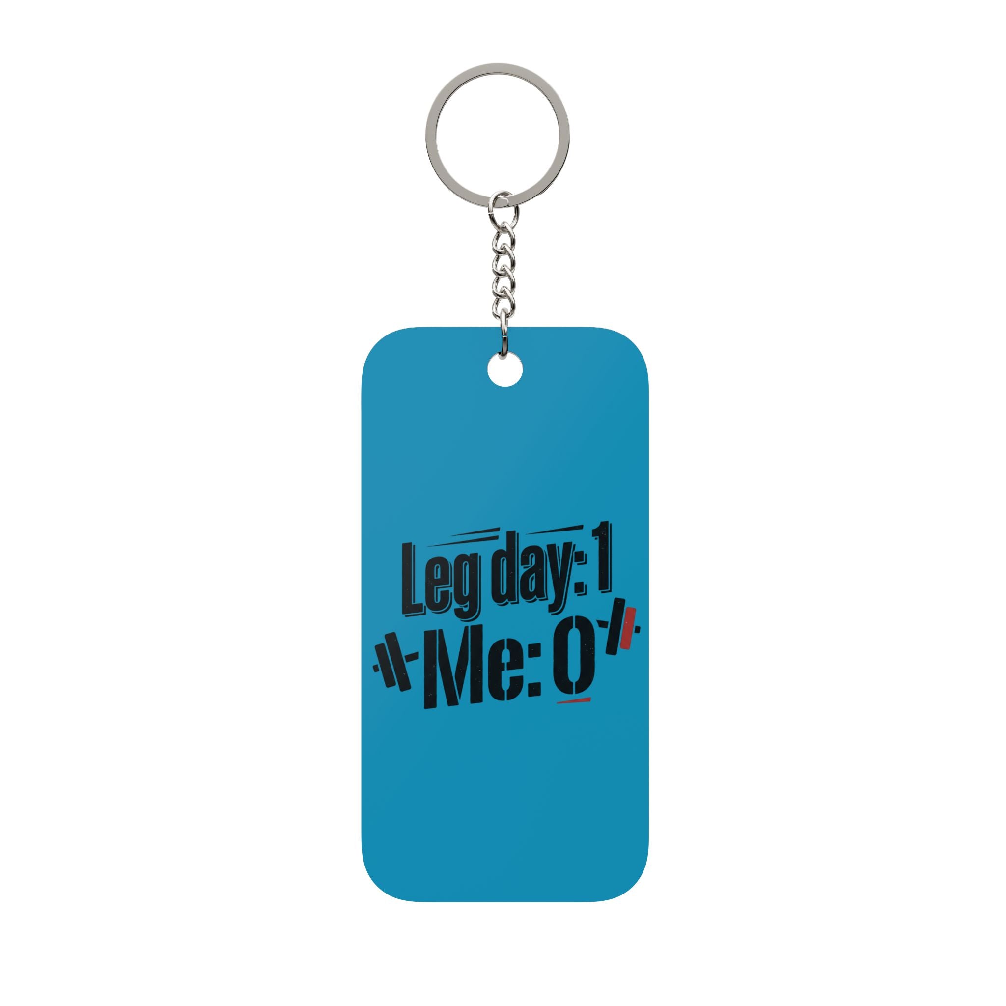 Leg Day Double-Sided Keychain Charm