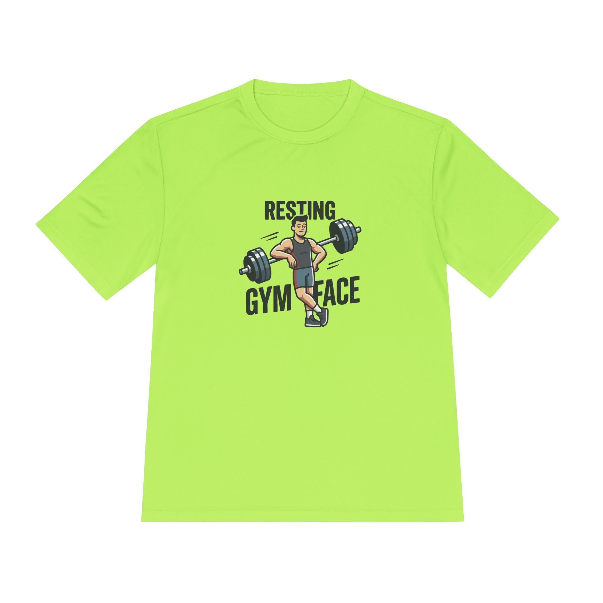 Resting Gym Face Unisex Moisture Wicking Tee