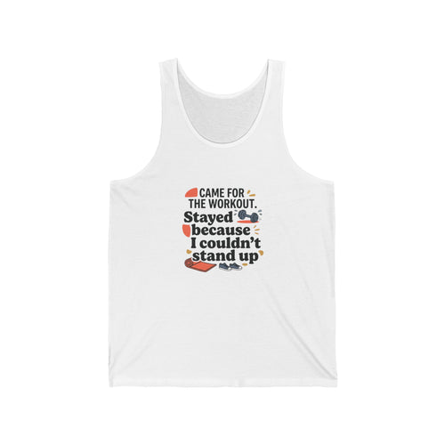 Came for the Workout Unisex Jersey Tank