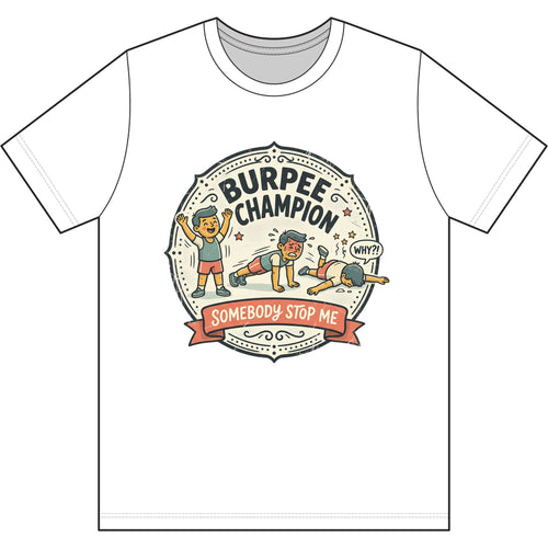 Burpee Champion Dri-Power 100% Polyester T-Shirt