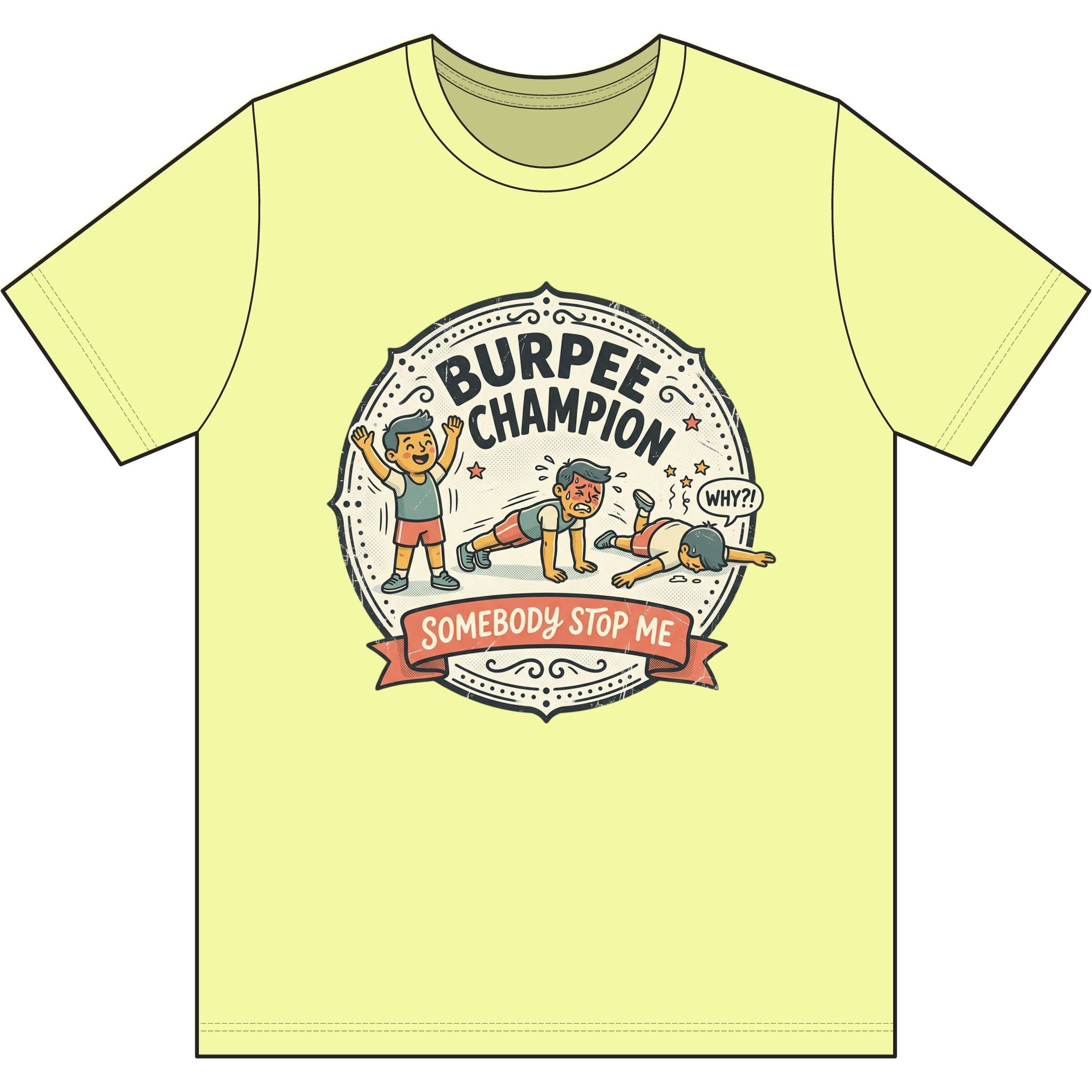 Burpee Champion Dri-Power 100% Polyester T-Shirt