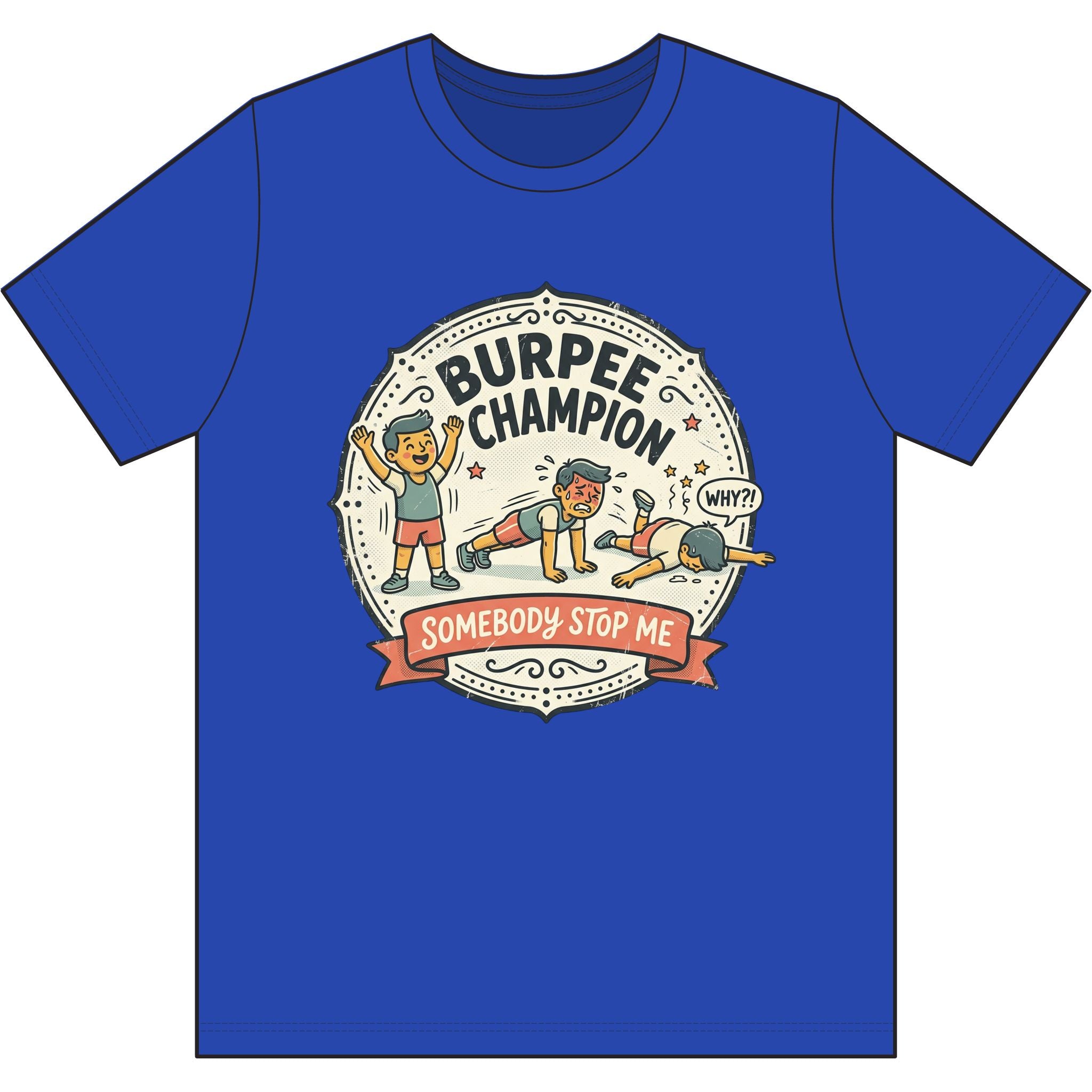 Burpee Champion Dri-Power 100% Polyester T-Shirt
