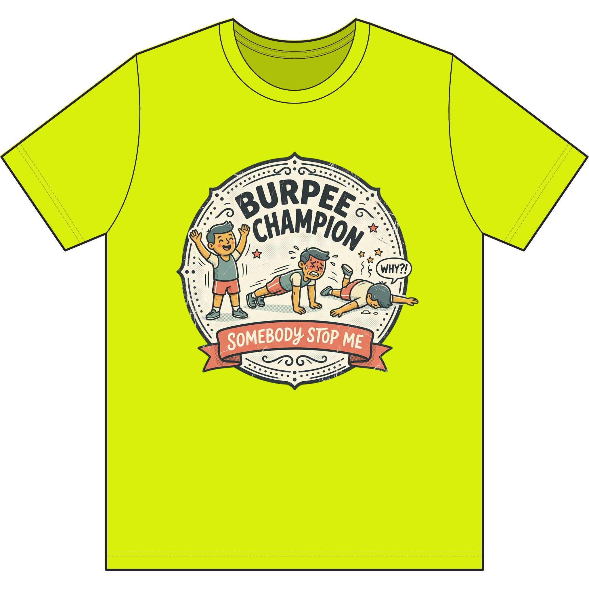 Burpee Champion Dri-Power 100% Polyester T-Shirt
