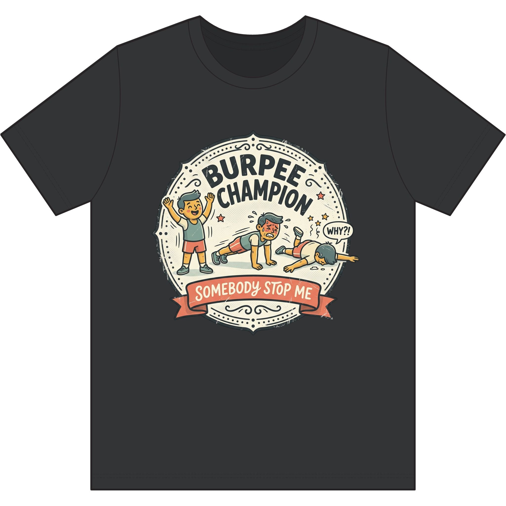 Burpee Champion Dri-Power 100% Polyester T-Shirt