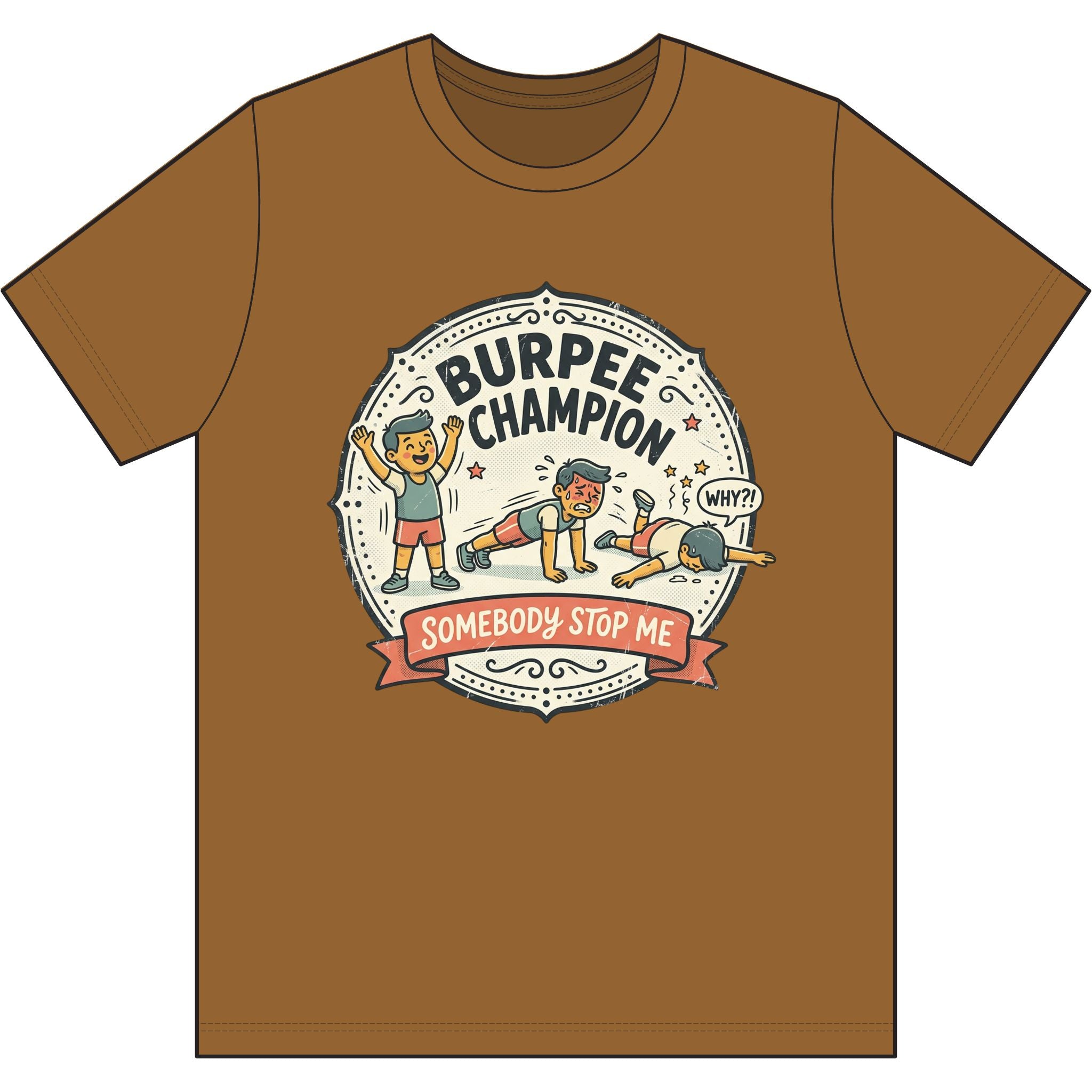 Burpee Champion Dri-Power 100% Polyester T-Shirt